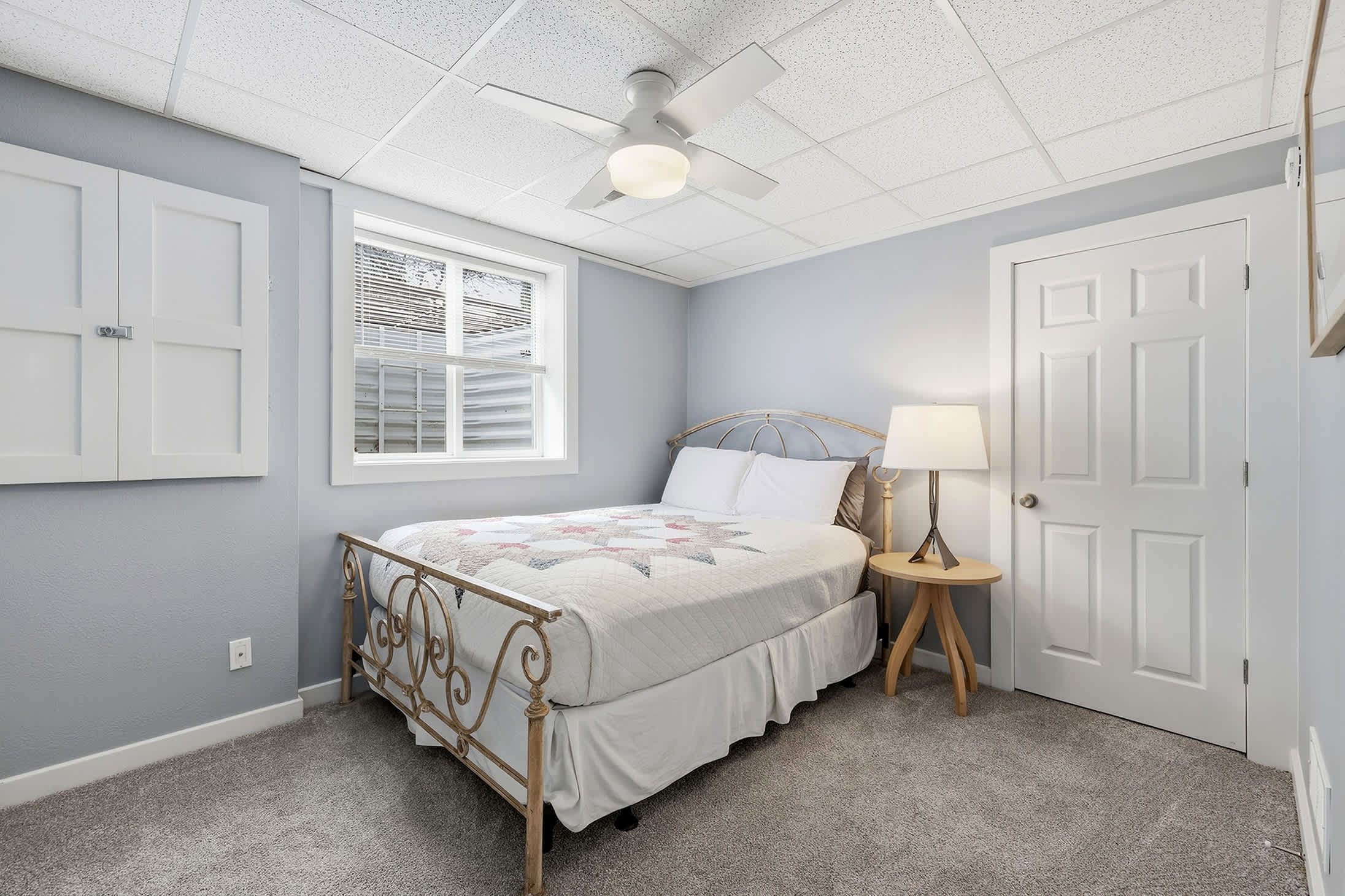 Bedroom 6 is on the lower level & has a queen-size bed.