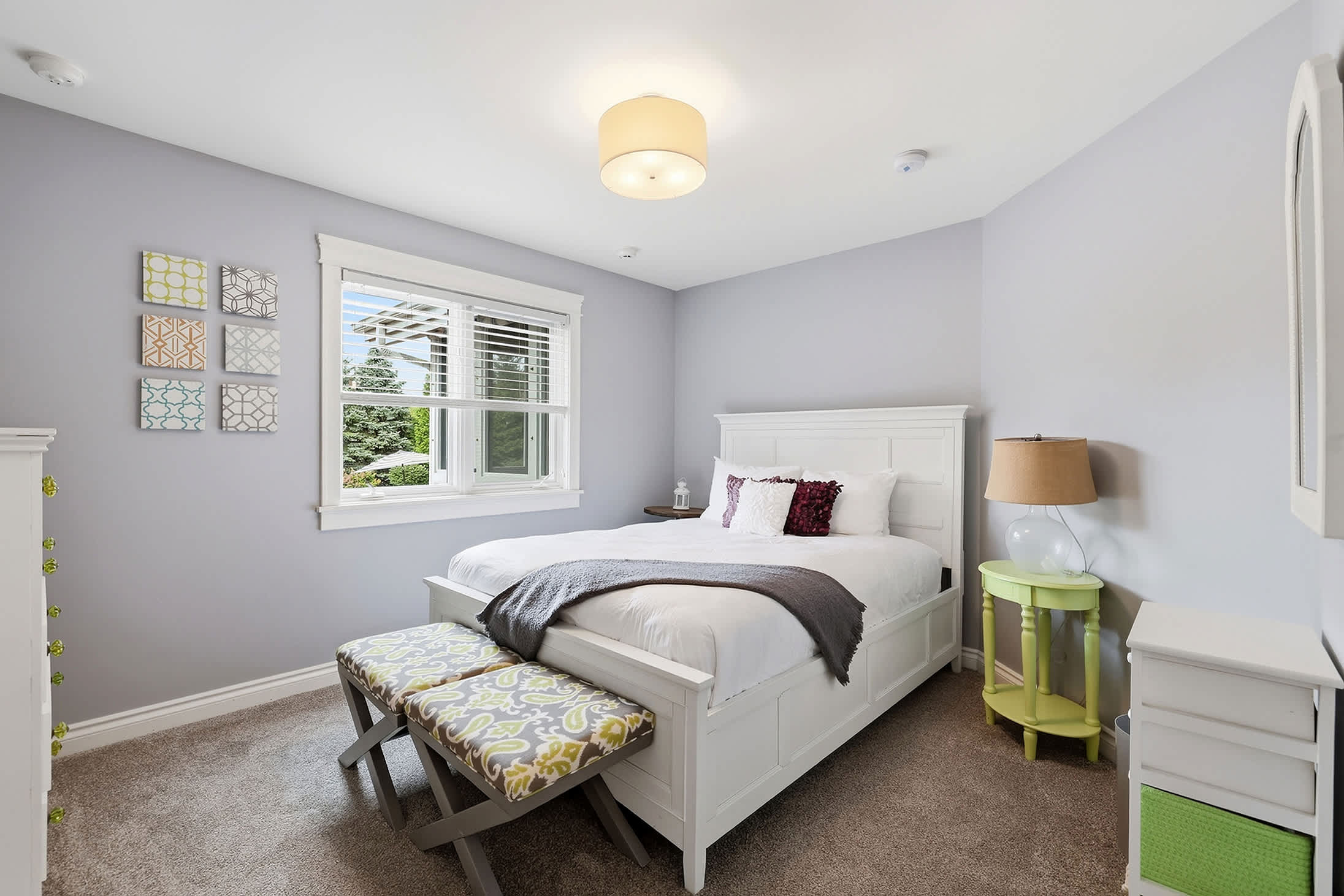 Bedroom 4 is on the main level & has a queen-size bed.