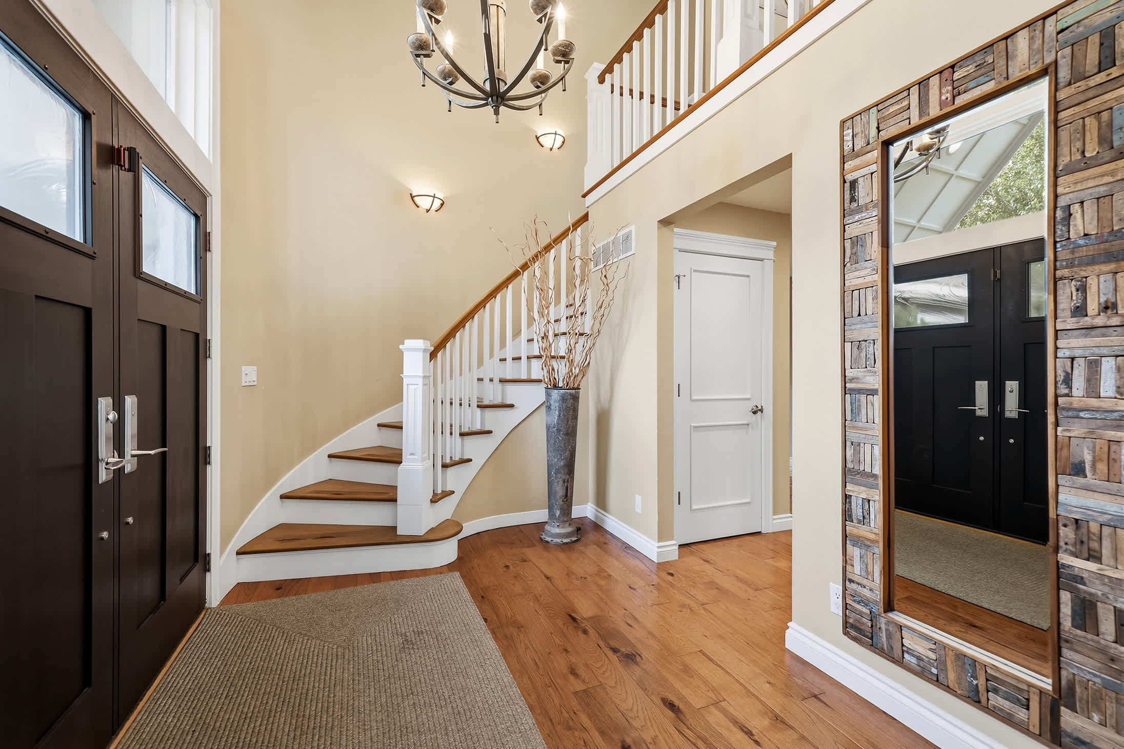 Rich, luxurious furnishings are found throughout the residence.