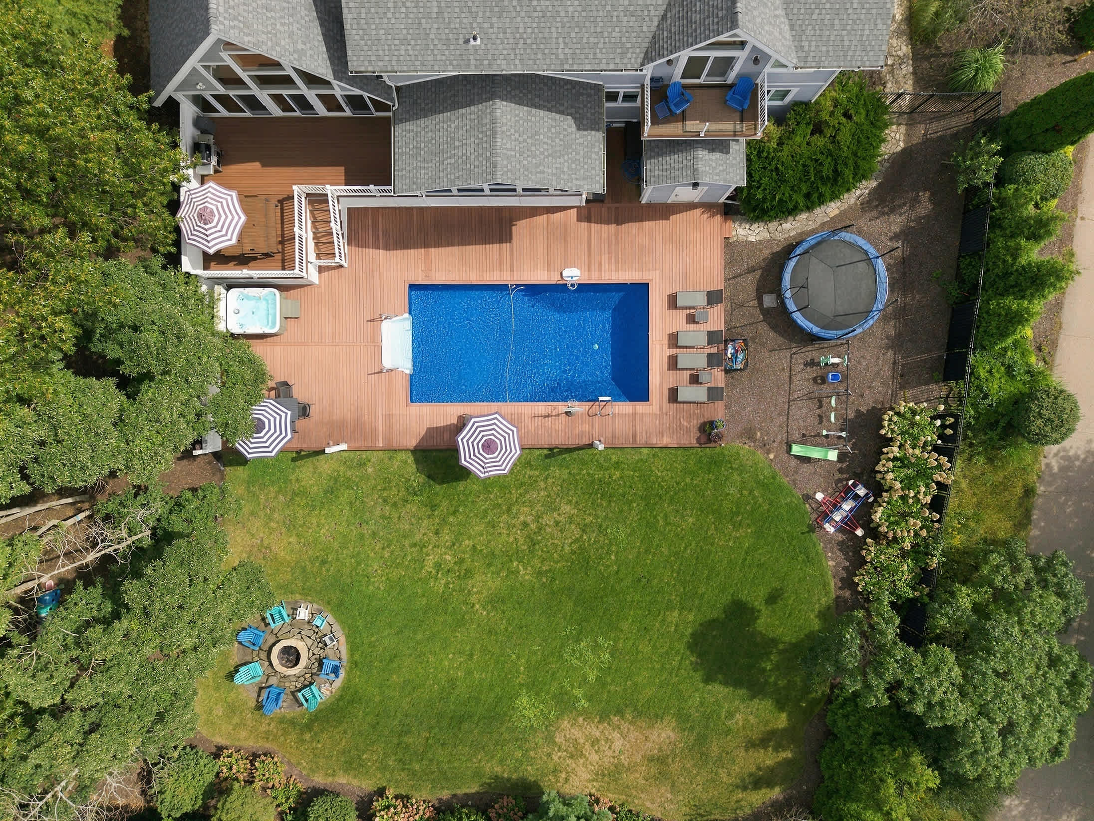 Our yard offers plenty of activities for all ages.