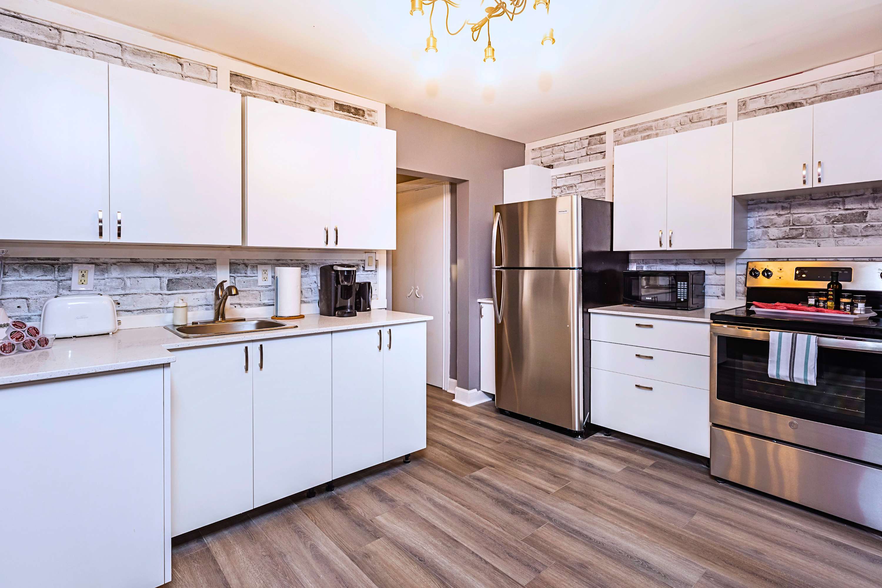 Ample counter space for seamless meal prep and cooking