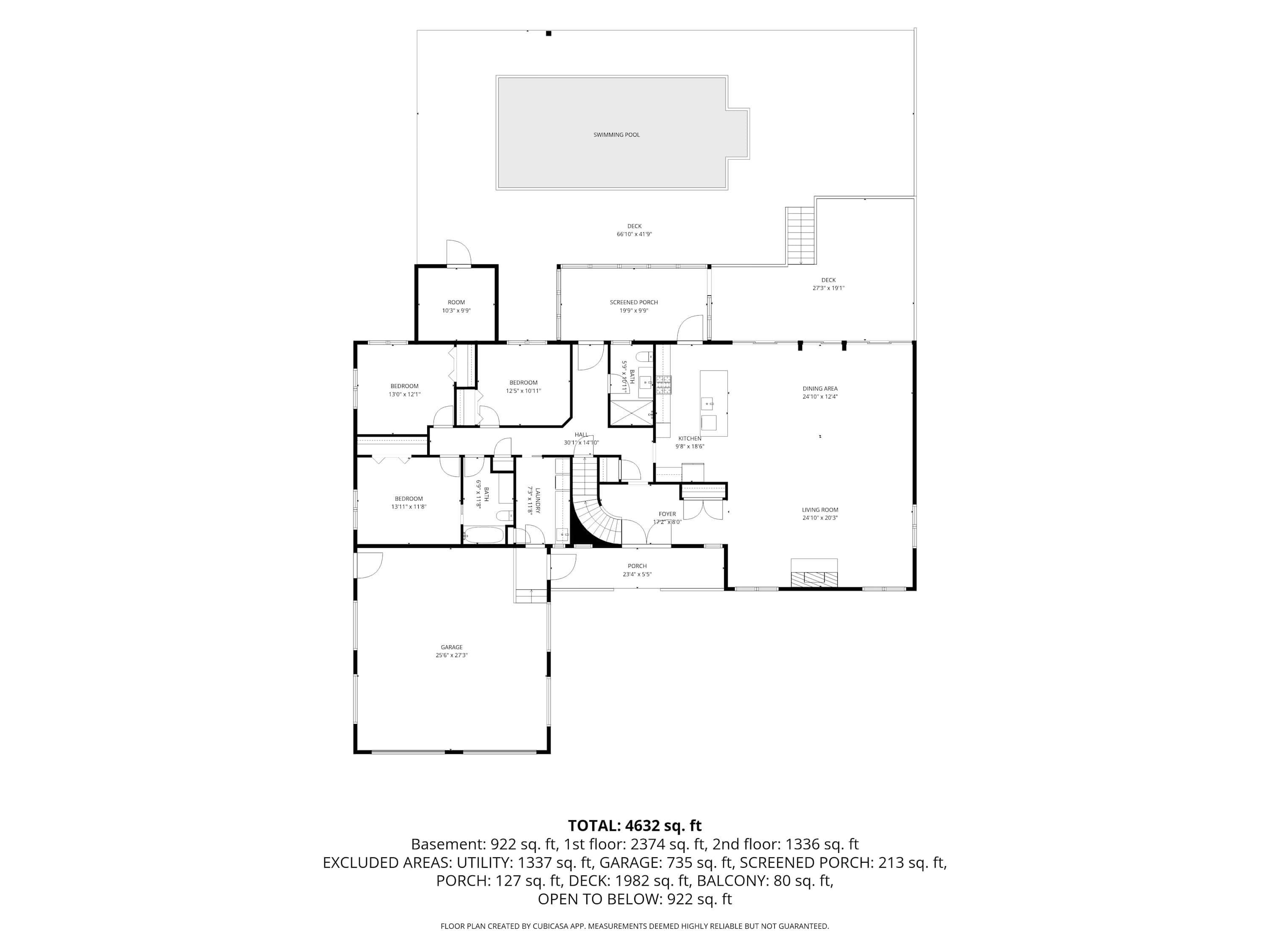 Main Destination's 1st floor layout.