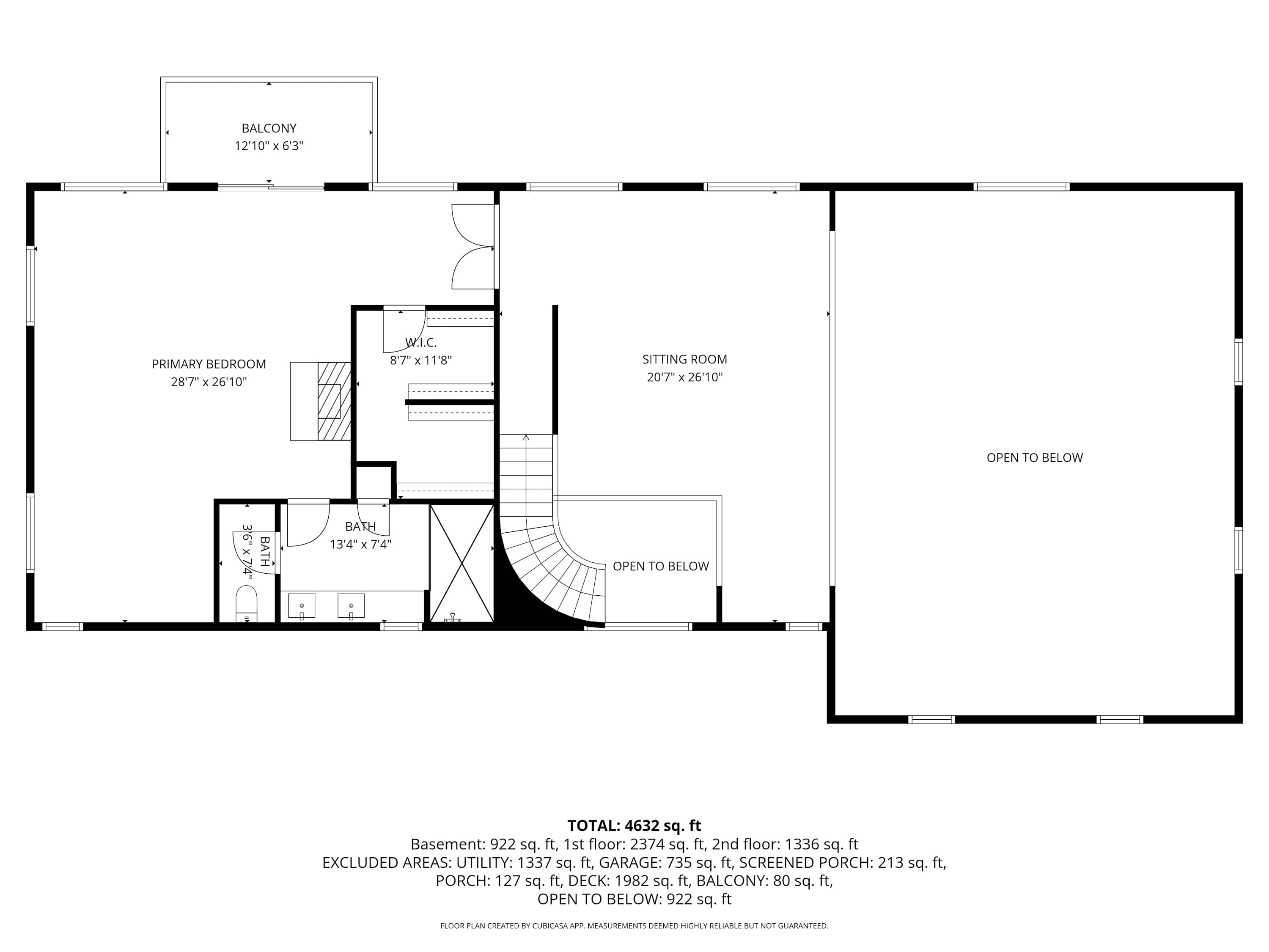 Main Destination's 2nd floor layout.