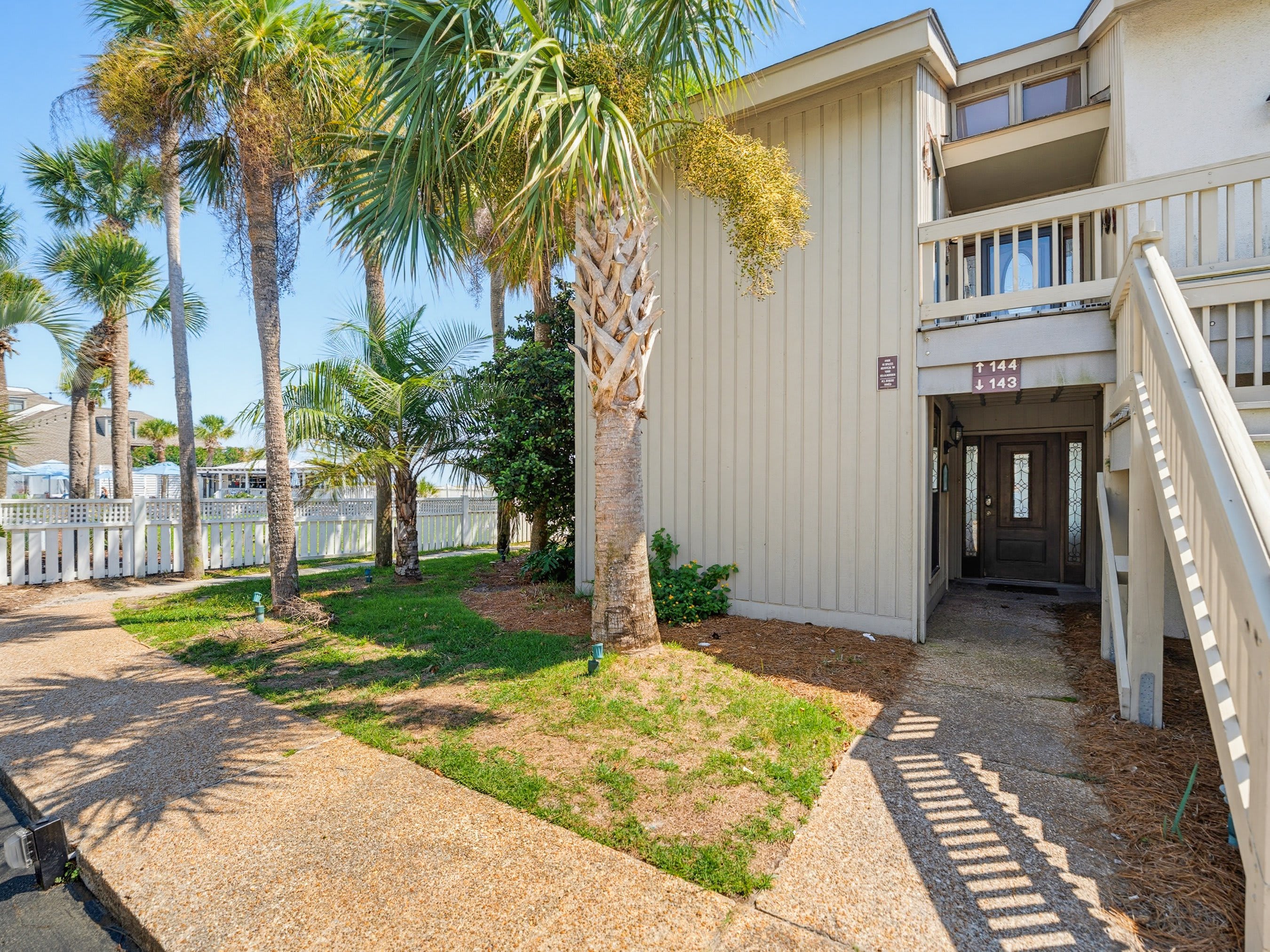 Exterior Next to Sandbar and Pools