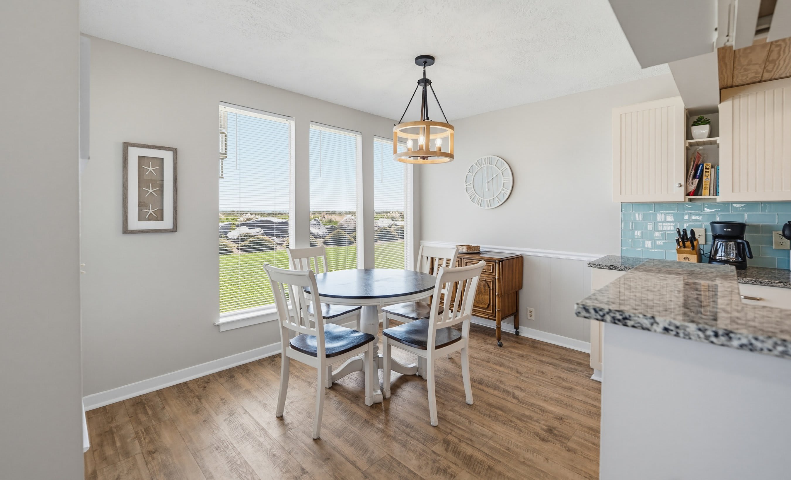 Kitchen and Seating Area