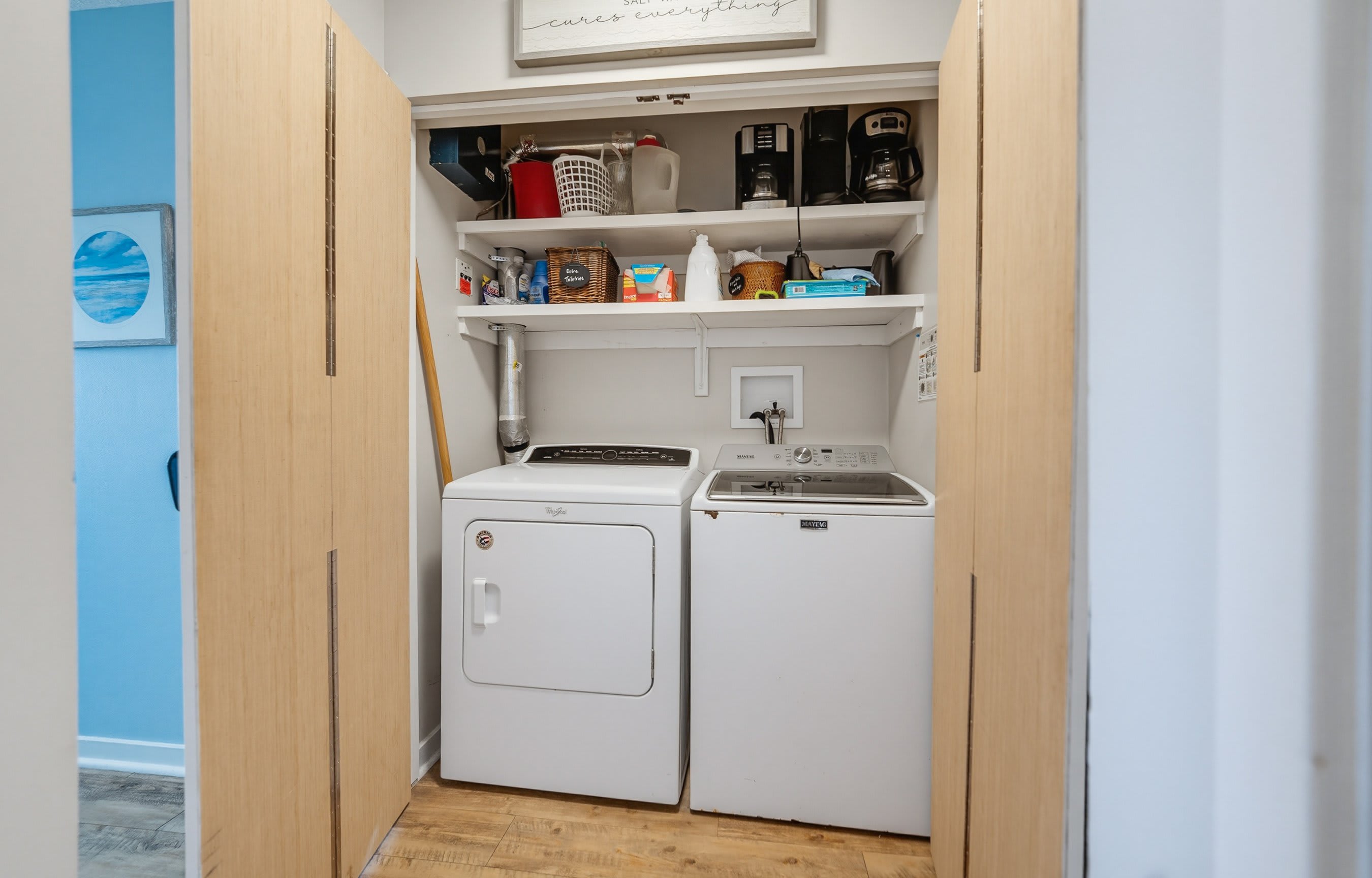 Laundry Area in Hall
