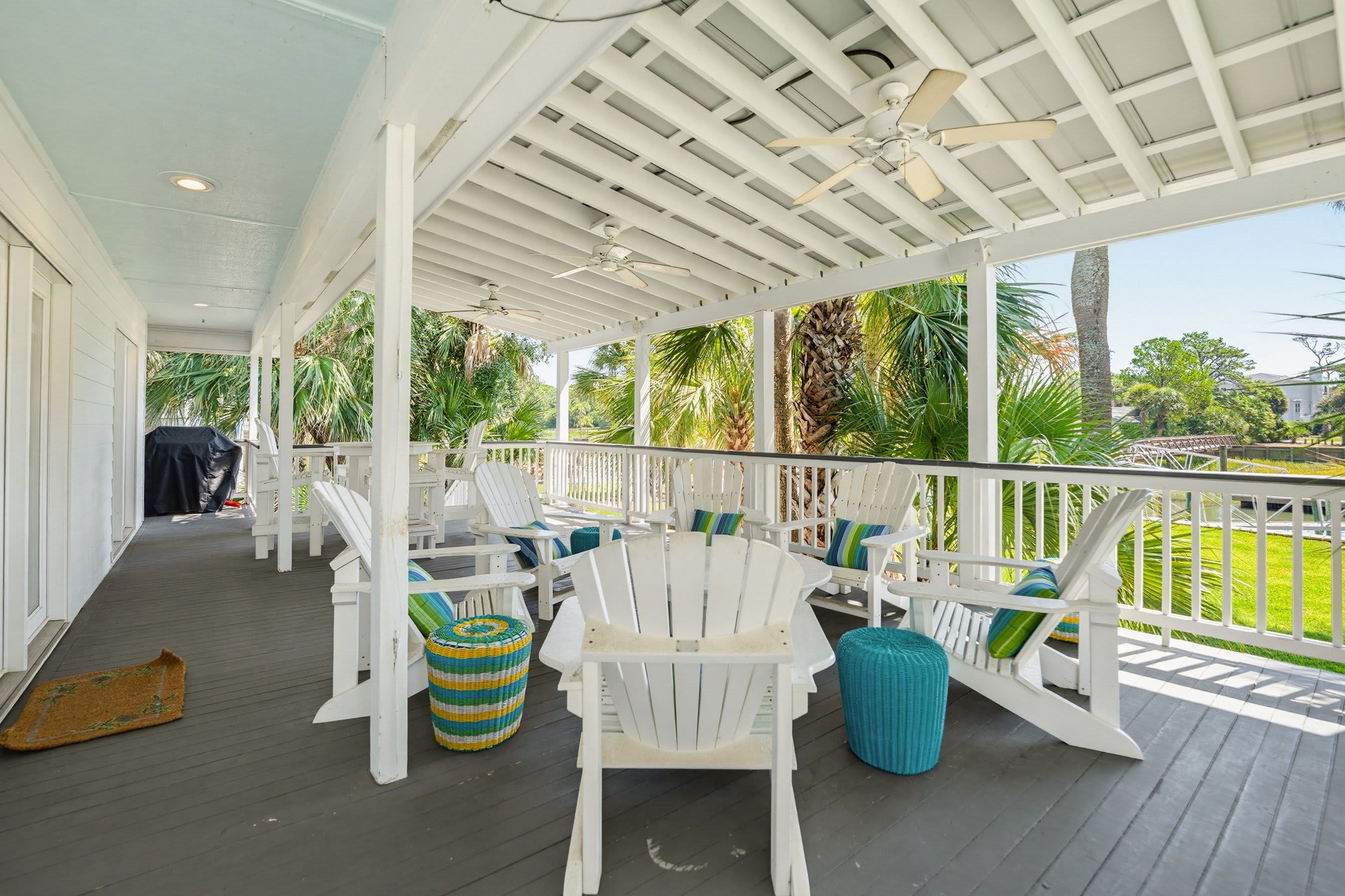 Back Porch with Plenty of Seating