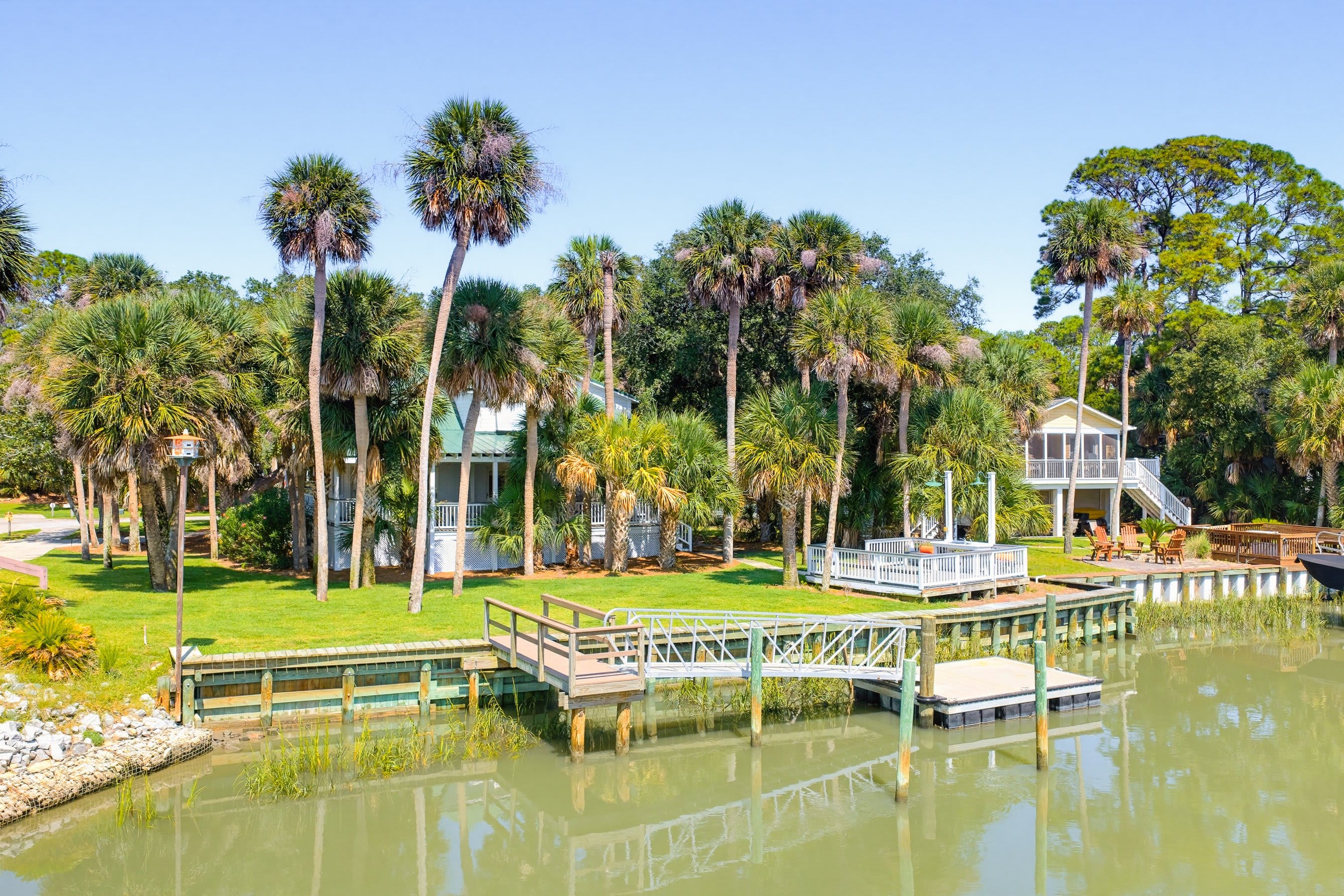 Private Deck and Canal Front Porch
