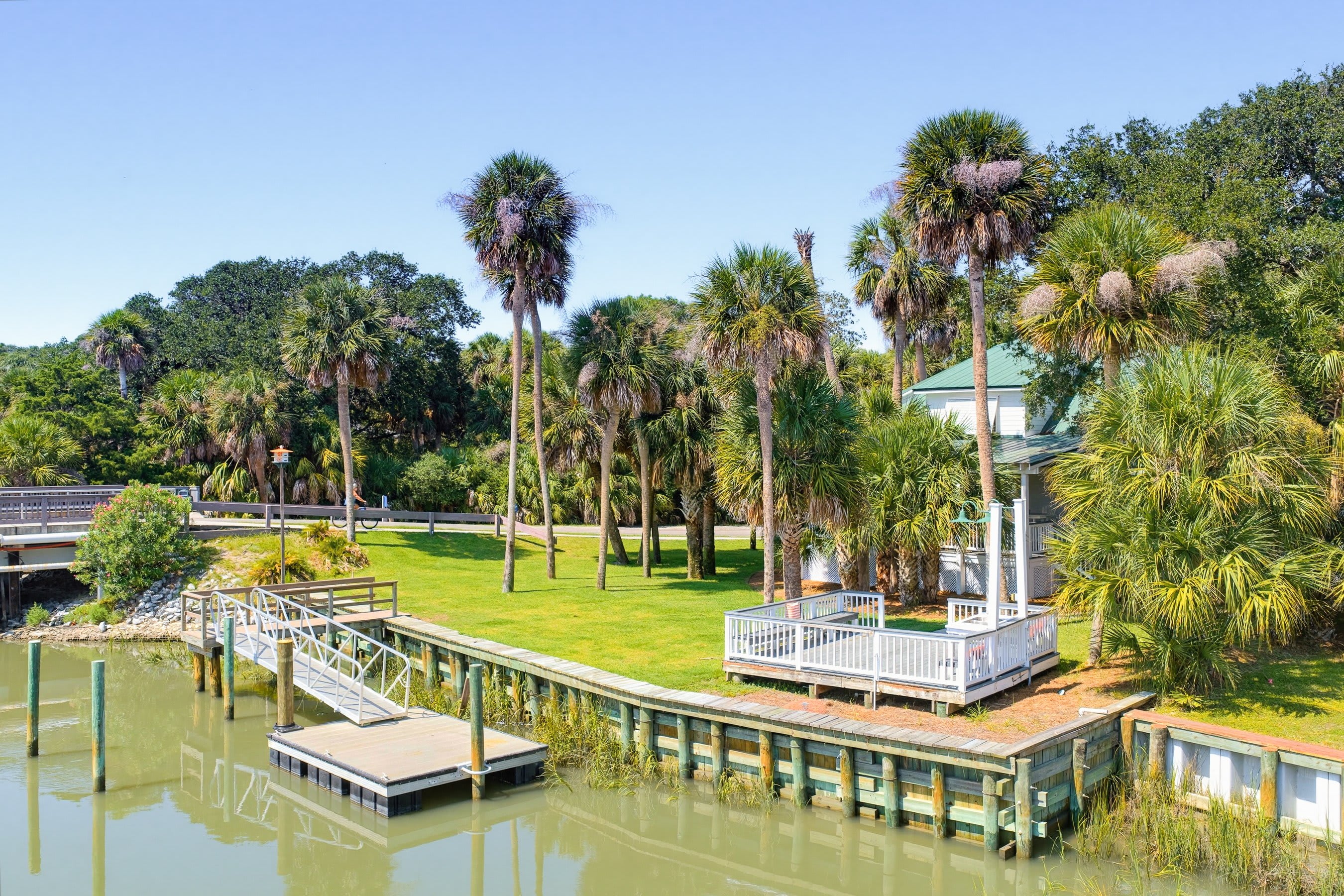 Canal Front Porch and Private Dock