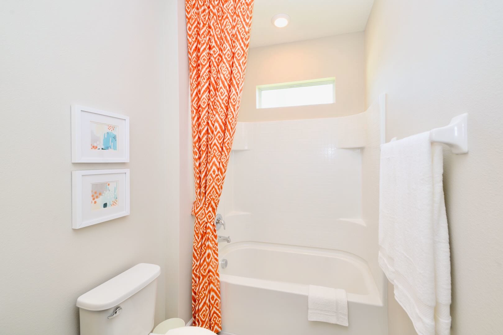 Soak in the tub or take a quick shower—you choose