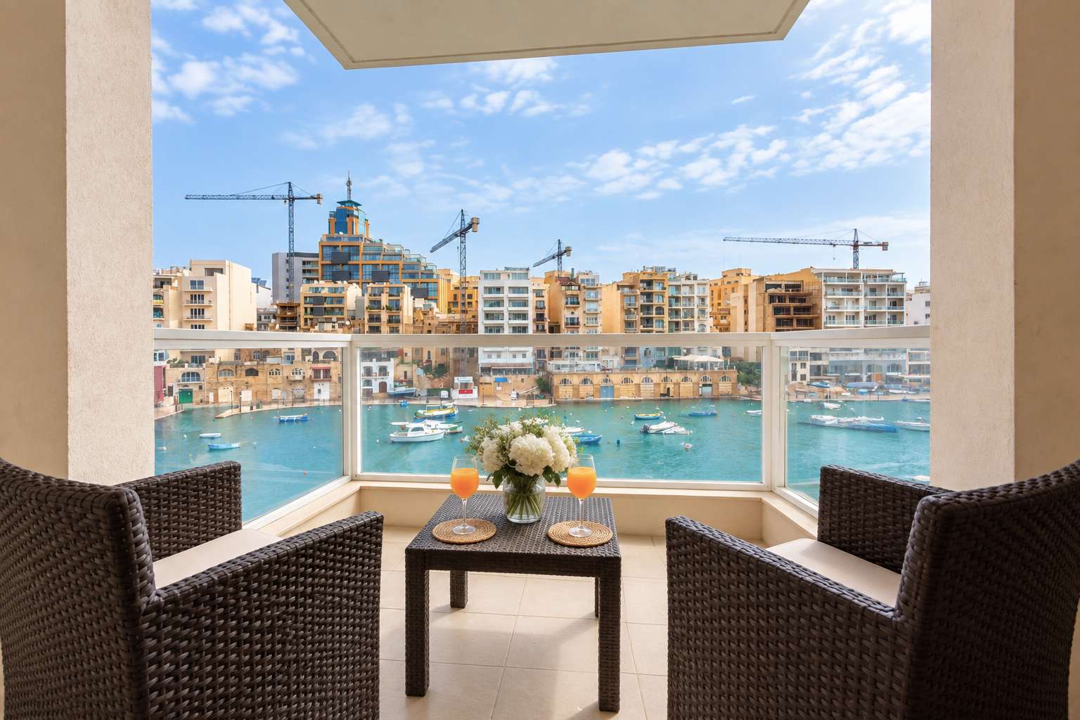 Bright 2BR Flat in St. Julian's - Balcony & Views — Saint Julian's, Saint Julian — vacation rental