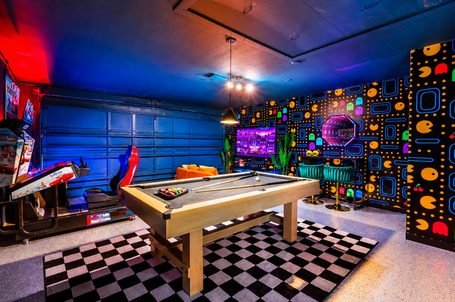 Colorful 4BR Escape w/ Pool, Game Room & Fire Pit