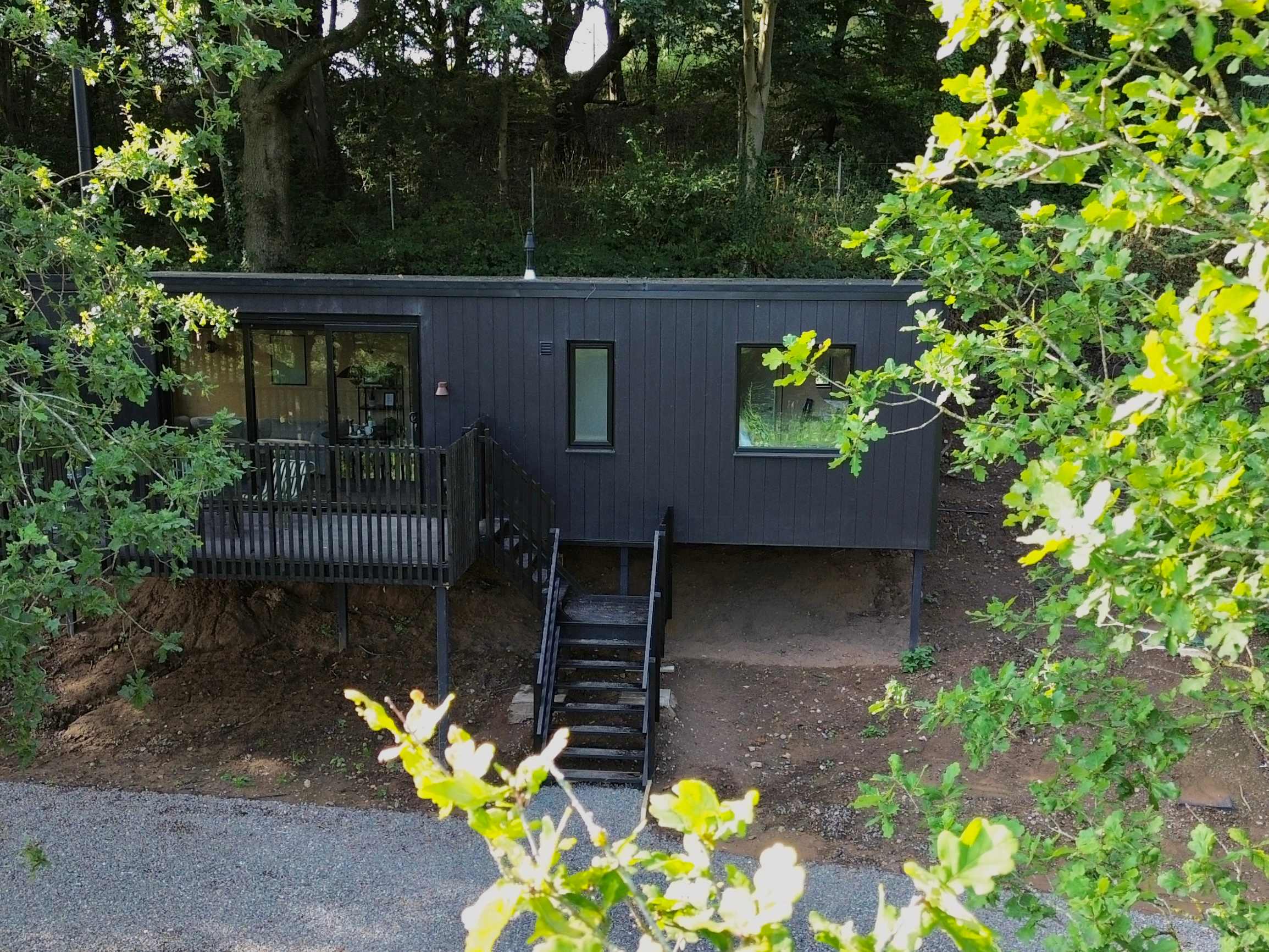 Woodland Eco Cabin Outdoor Bath Shropshire