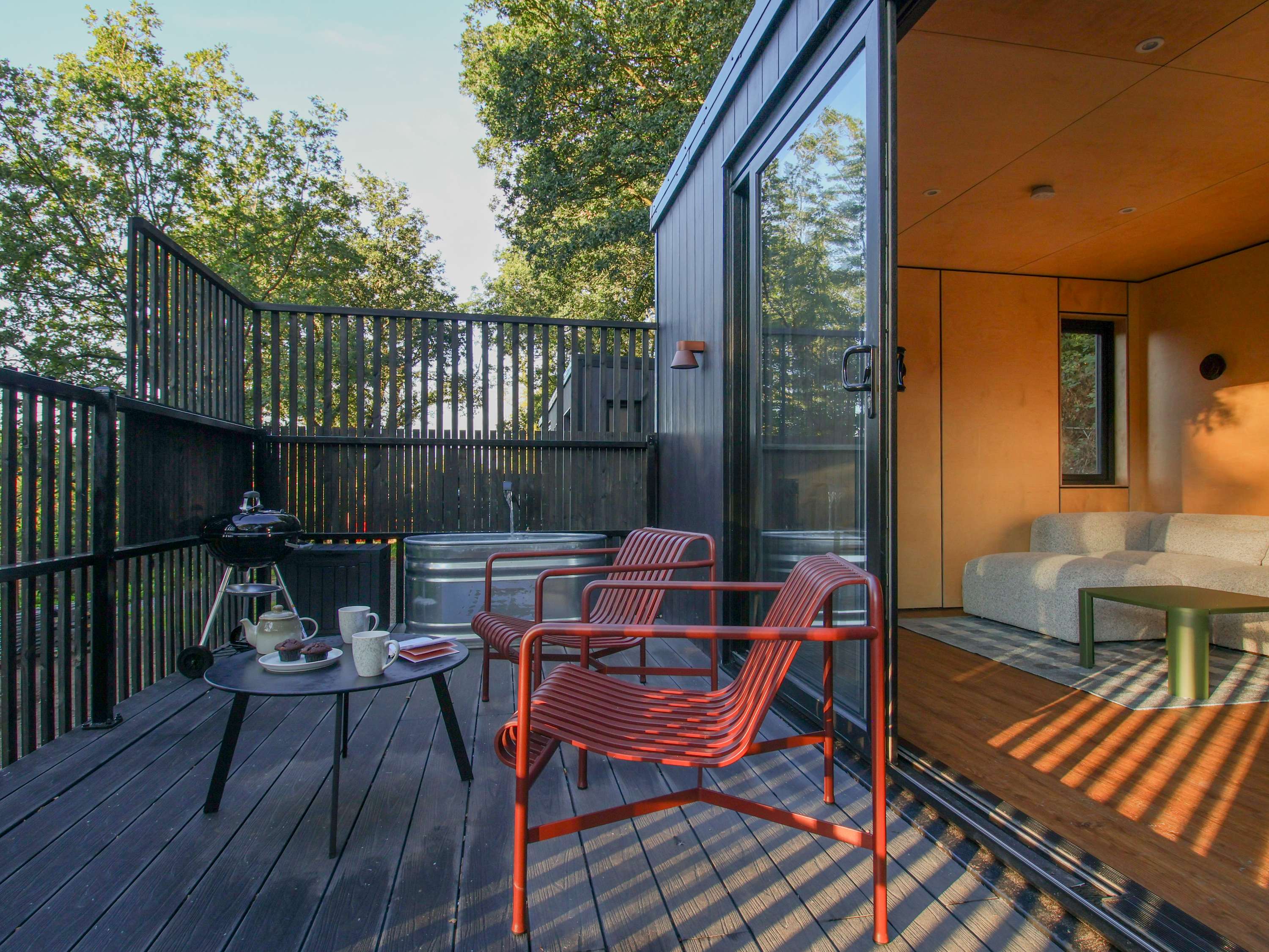 Woodland Eco Cabin Outdoor Bath Shropshire