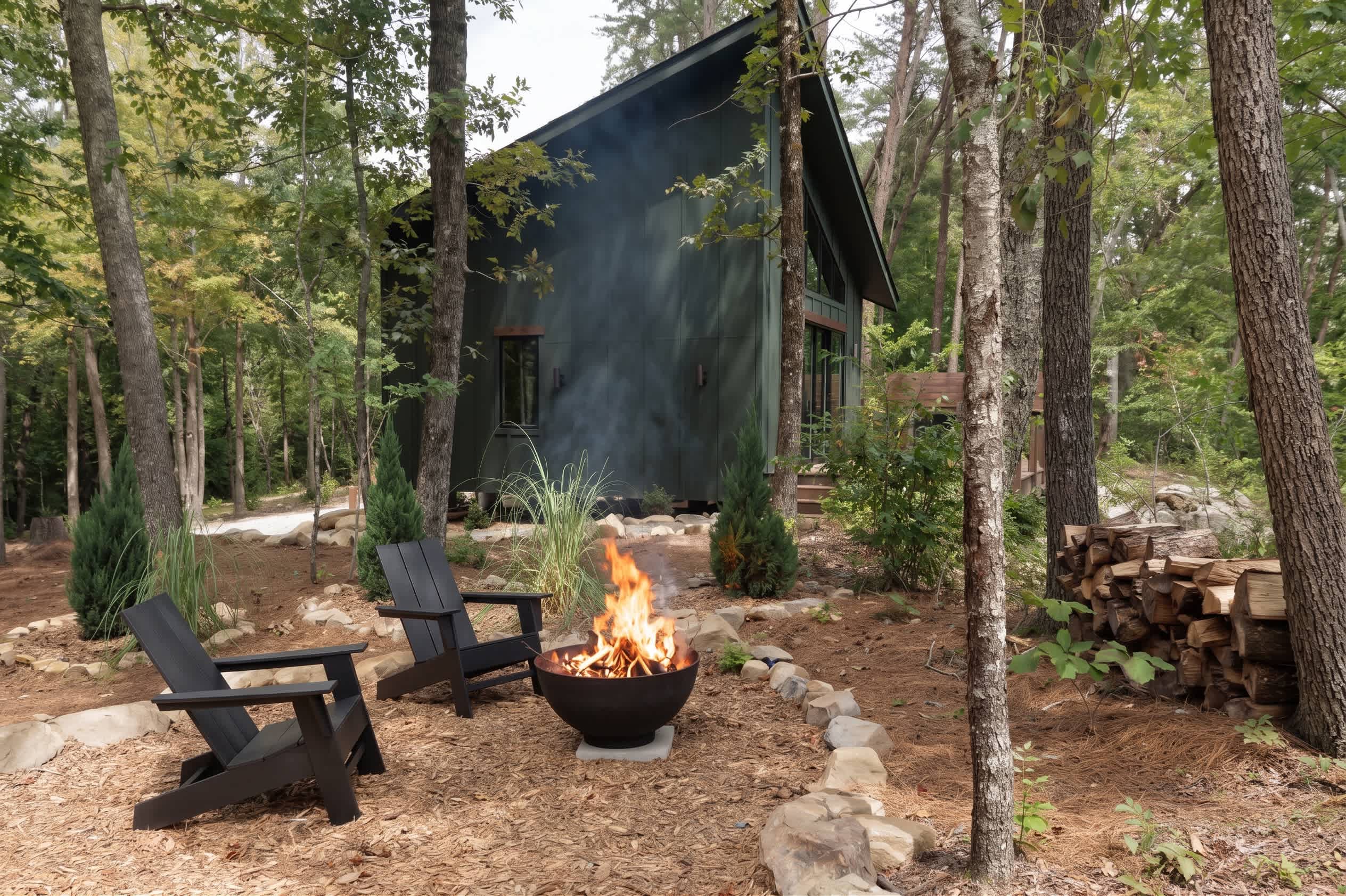 A welcoming outdoor space for your getaway.