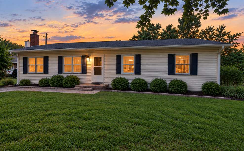 Well-located home in town with sunrise views, deck & great backyard