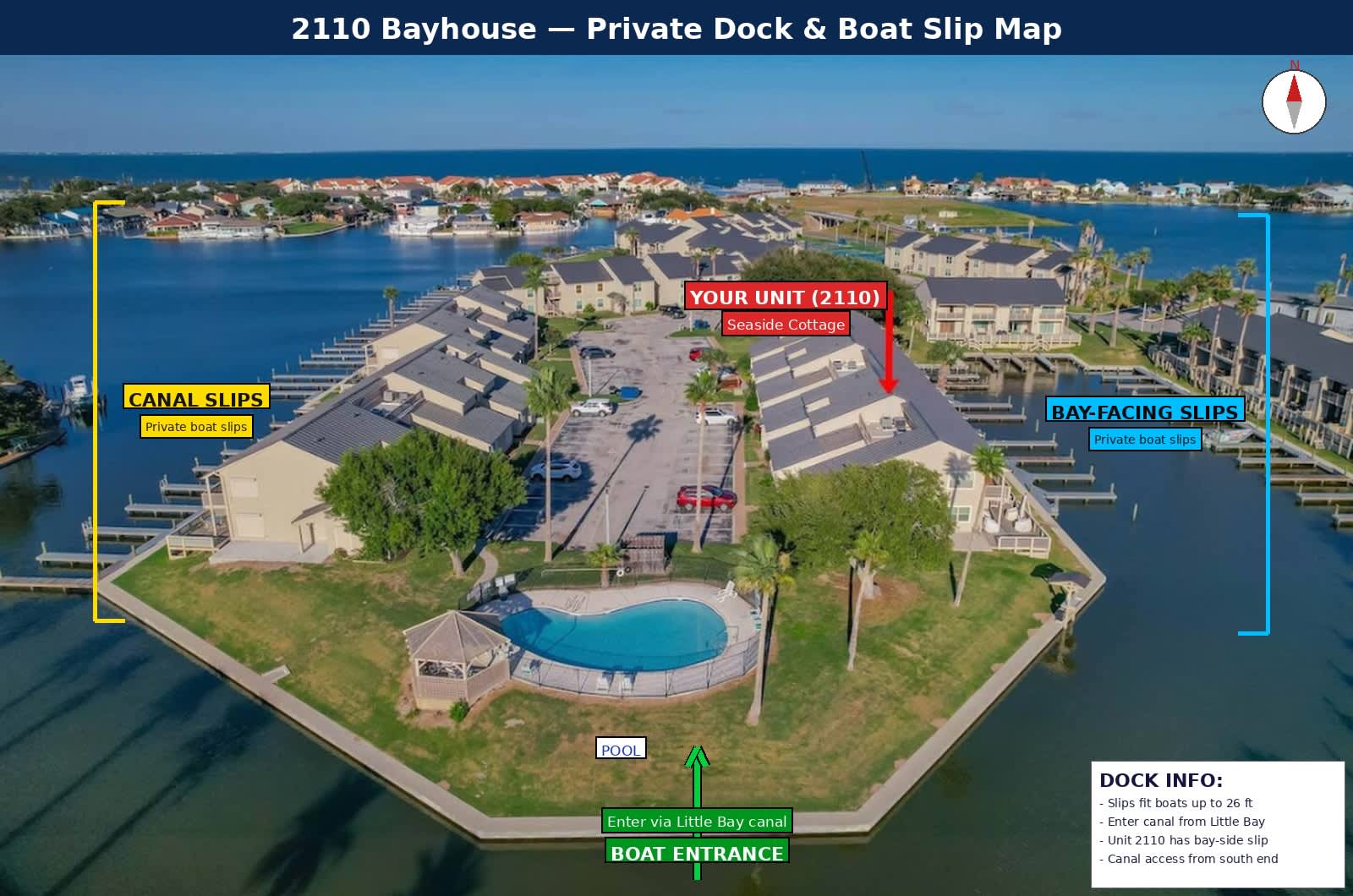 Private Dock & Boat Slip Map