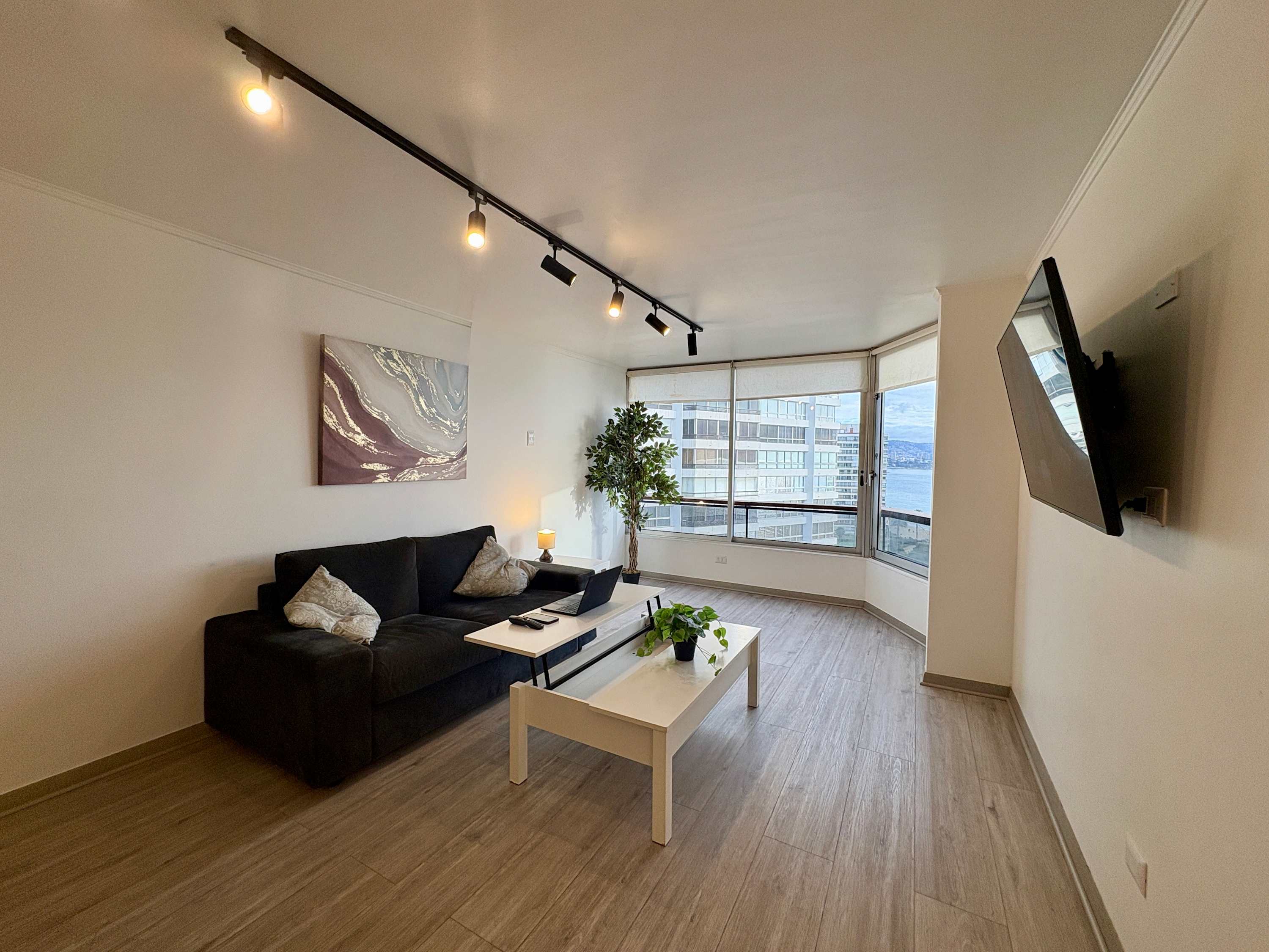 Living room with Smart TV