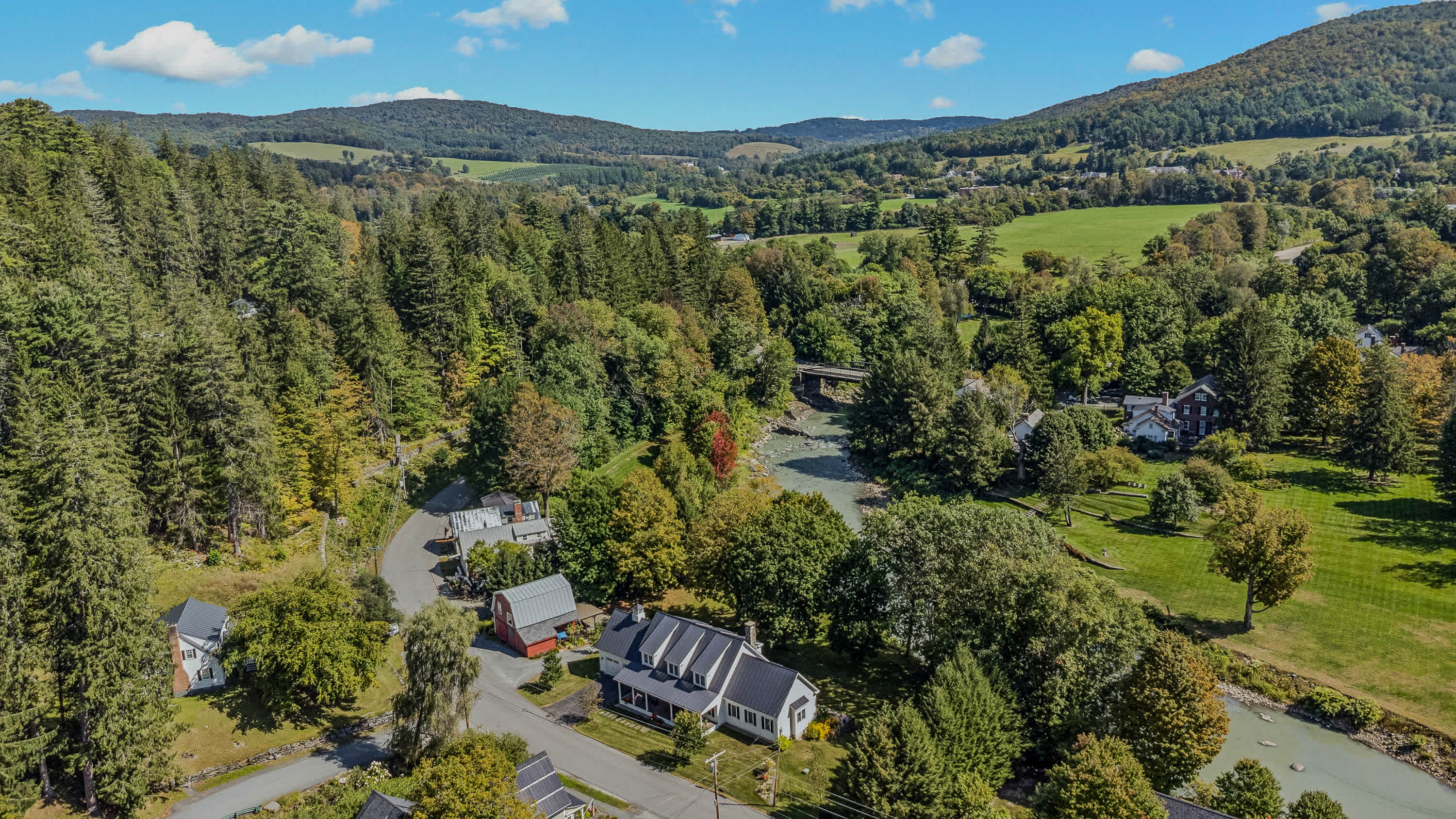 Woodstock Village Near Billings Farm & Covered Bridge