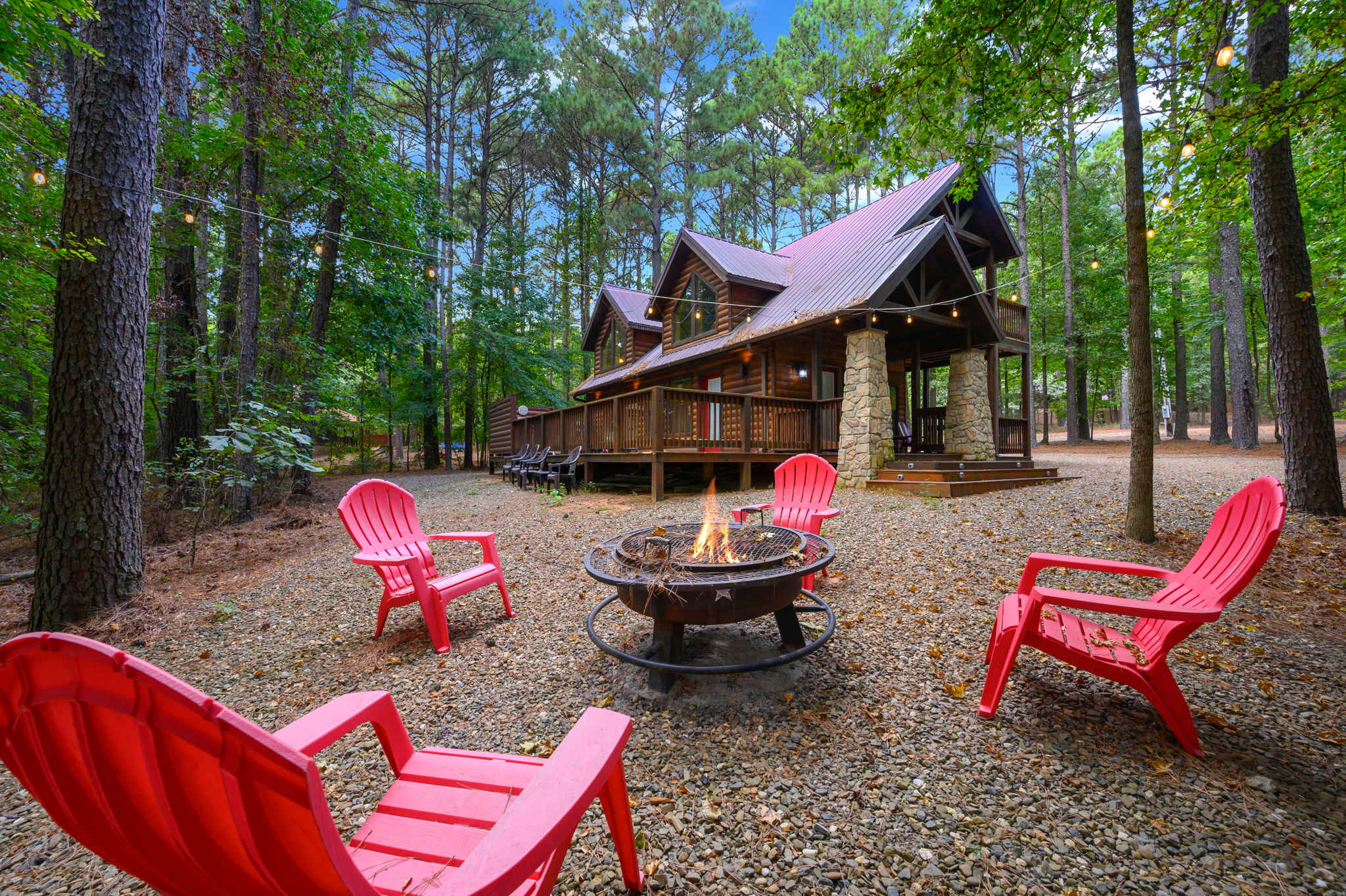 Roast marshmallows & swap stories around the crackling firepit​