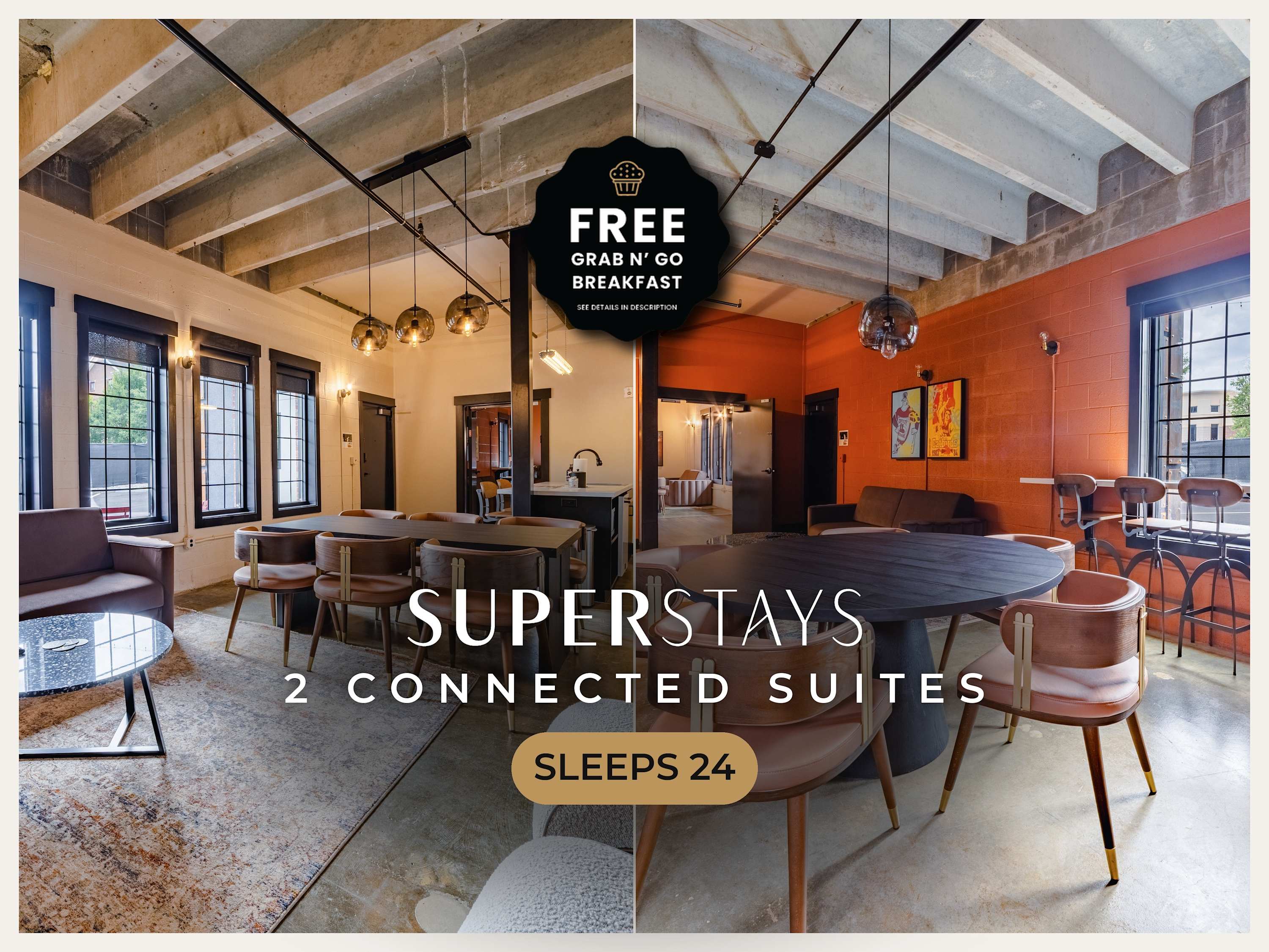 Sleep24 12Beds 8BR Super Stays A12 Low W Stakes Ex