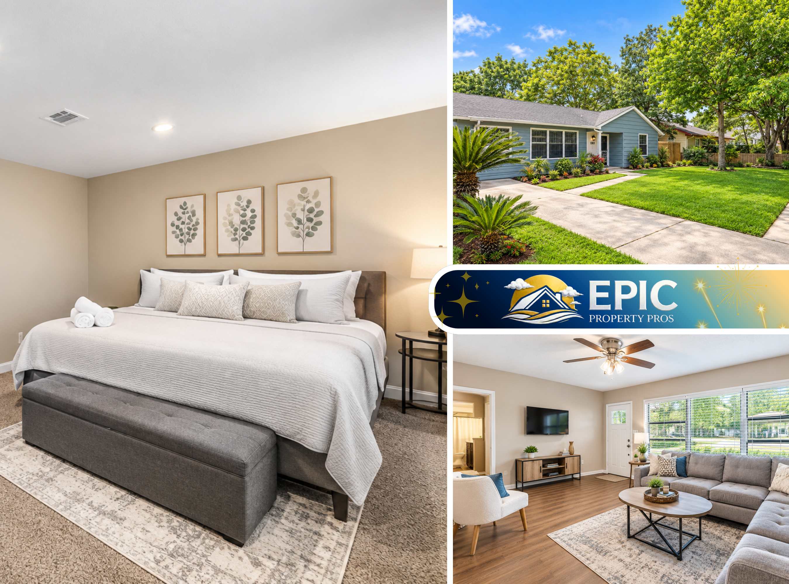 City Gateway 3BR Base: Large Yard & Parking