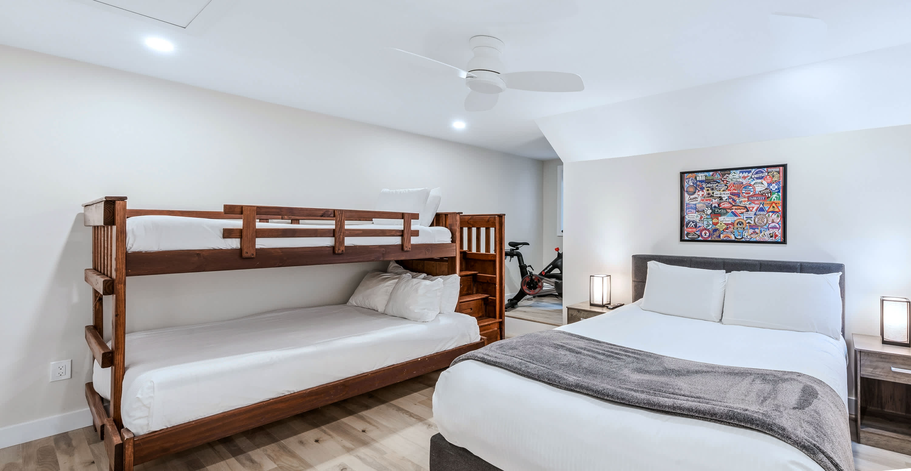 Renovated One-Bedroom Condo with Peloton & Fireplace