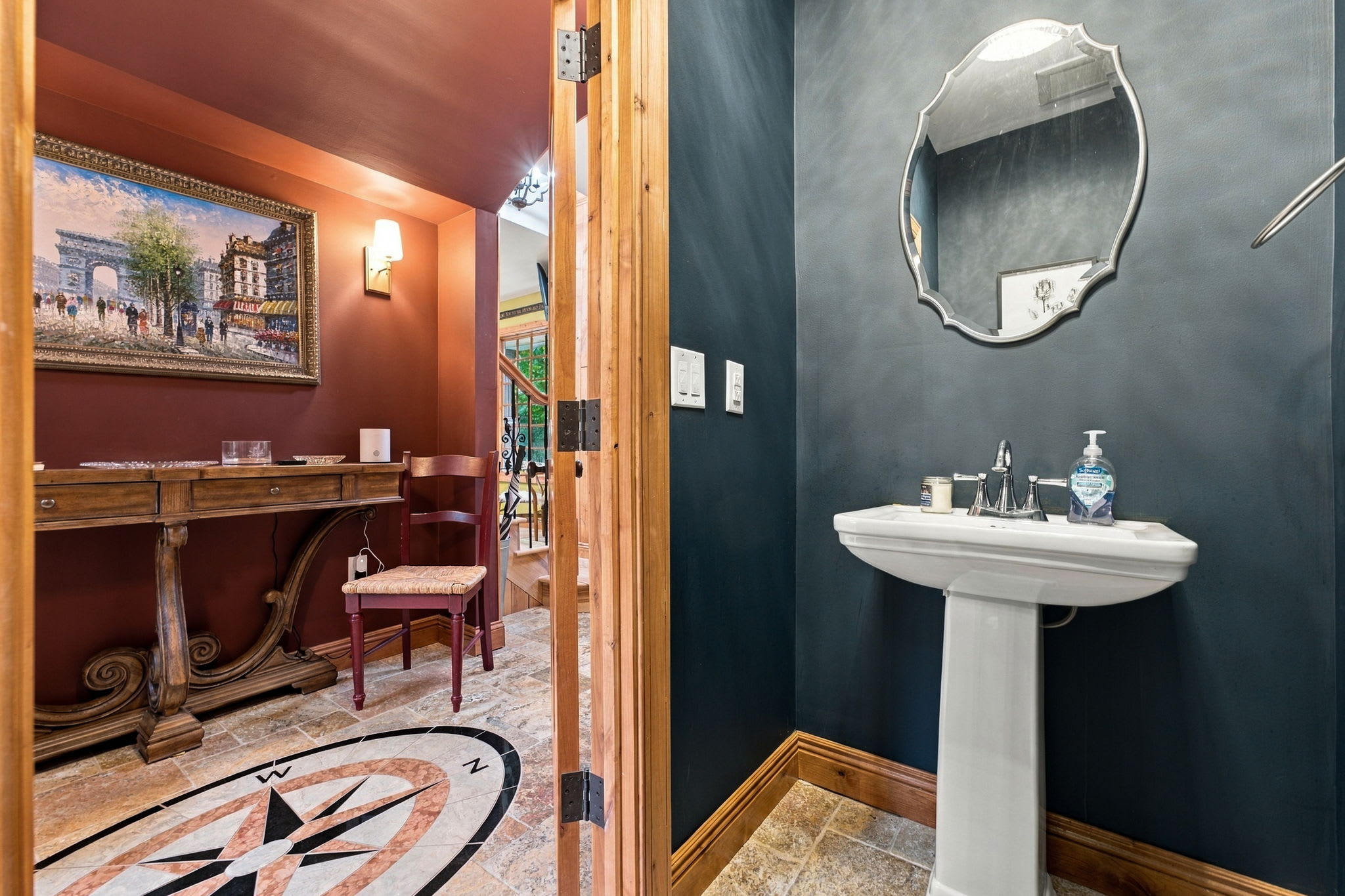 Bathroom 4 (main level): Half bath