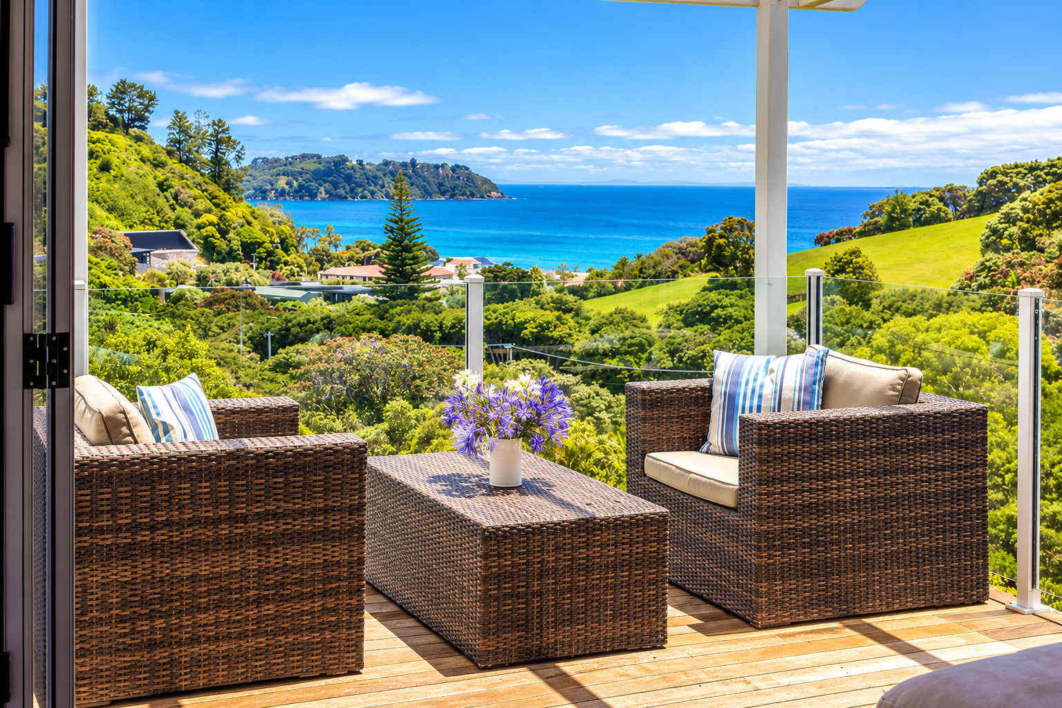 Onetangi Lookout - Sea Views Walk to the Beach — Onetangi, Auckland — vacation rental