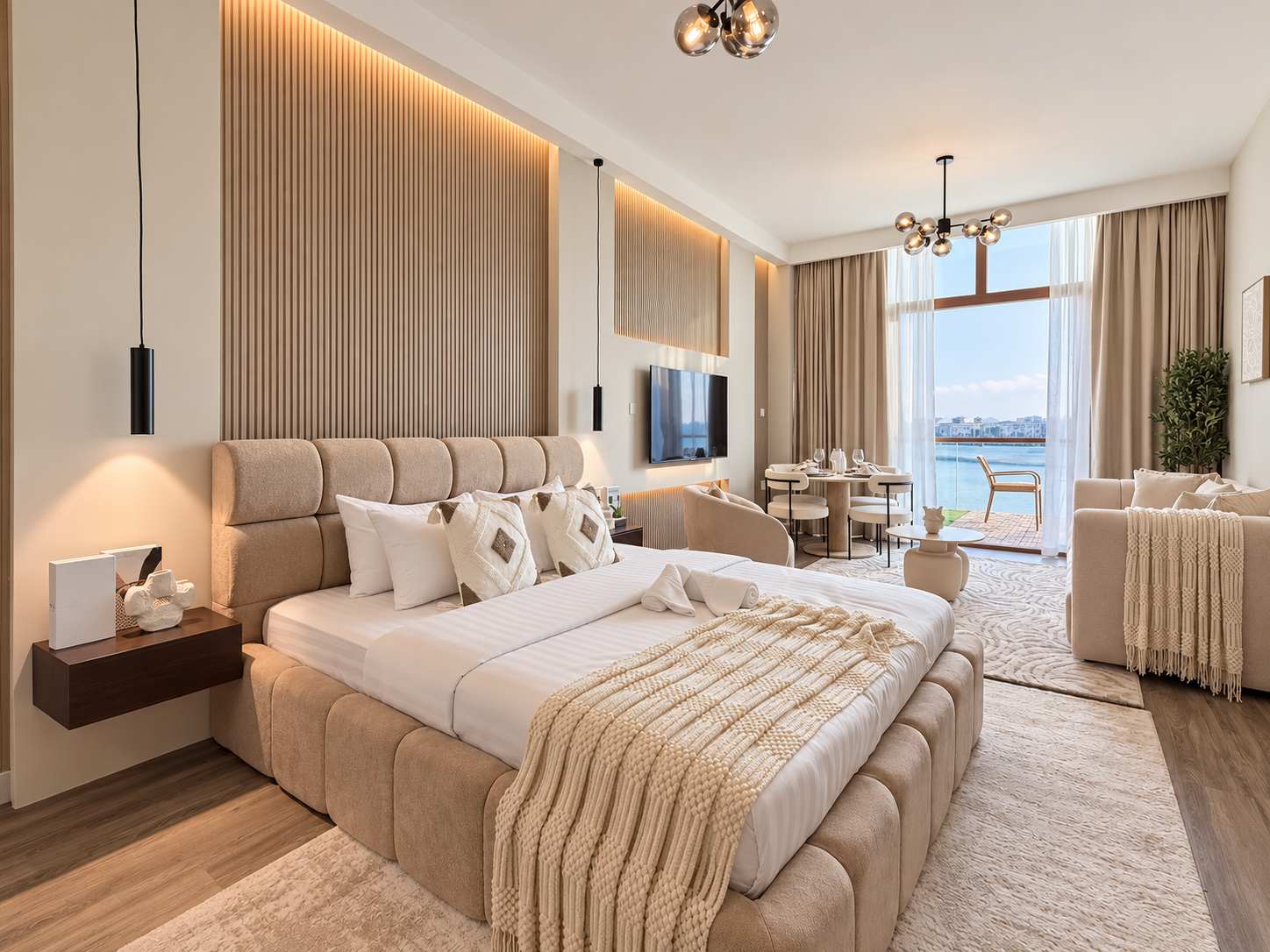 Stunning Sea View Apartment with Pool and Gym in Dubai - Image 7