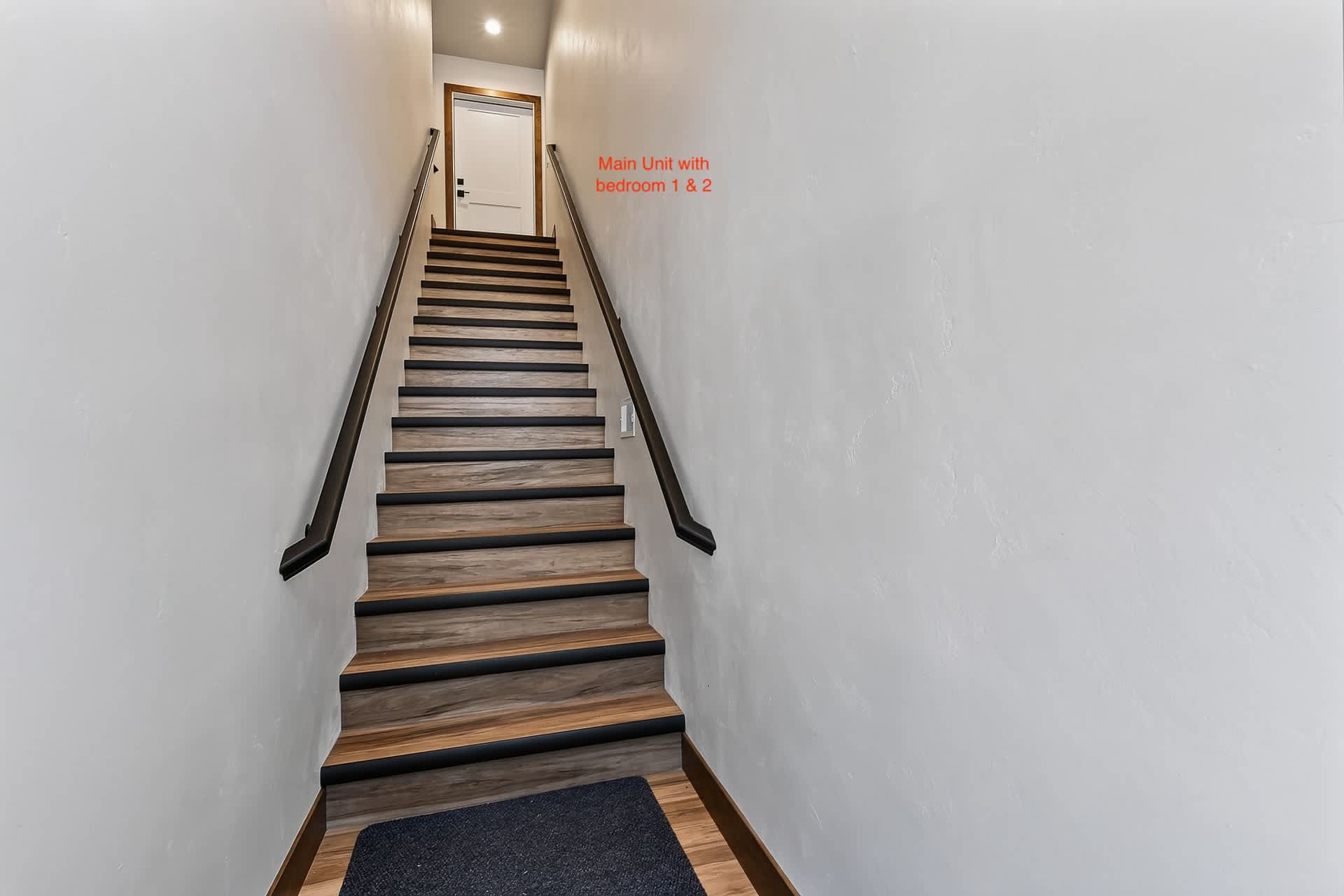 Unit requires you to walk up the stairs. 