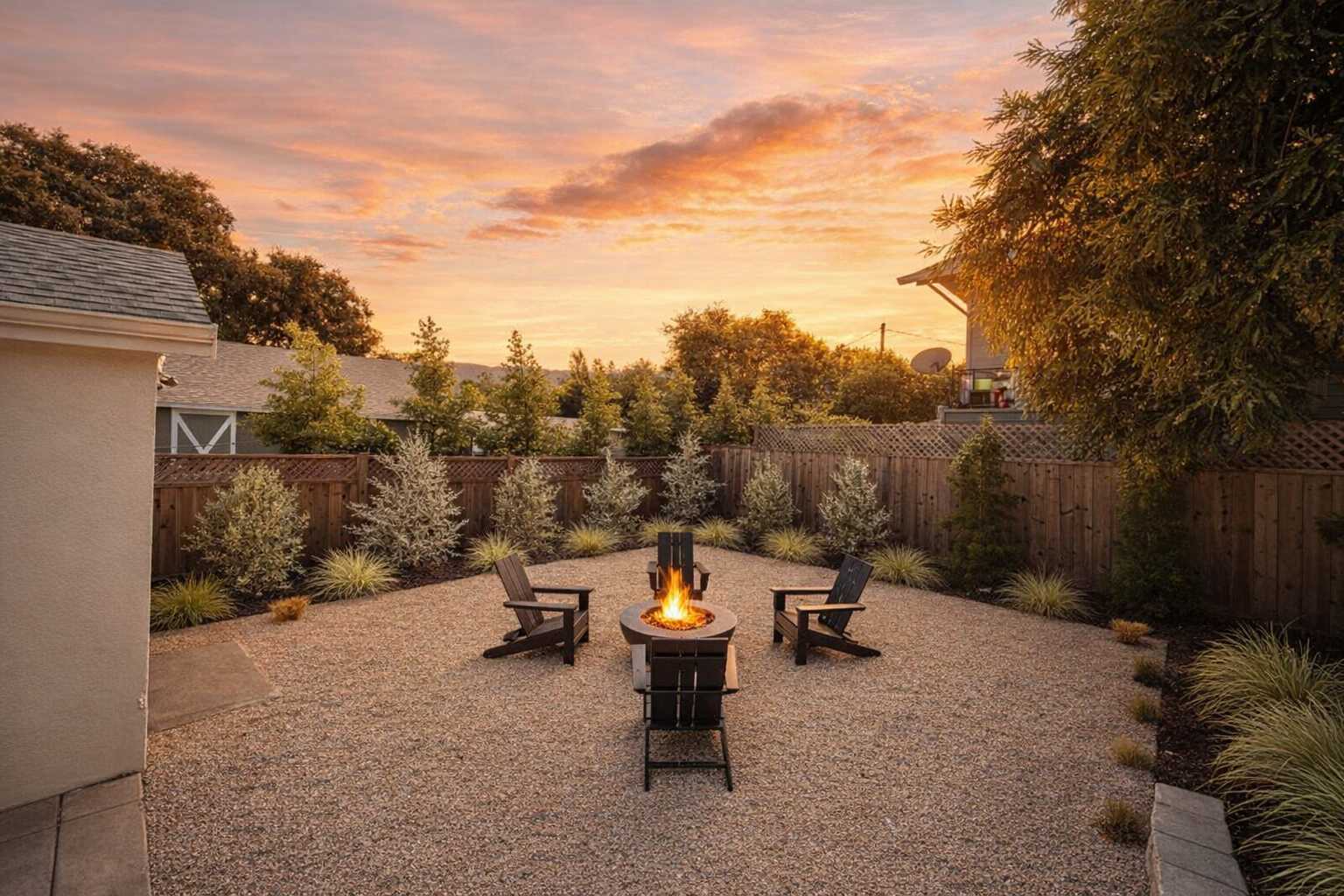 Stylish Retreat. Grand Private Yard. Fire Pit. A/C