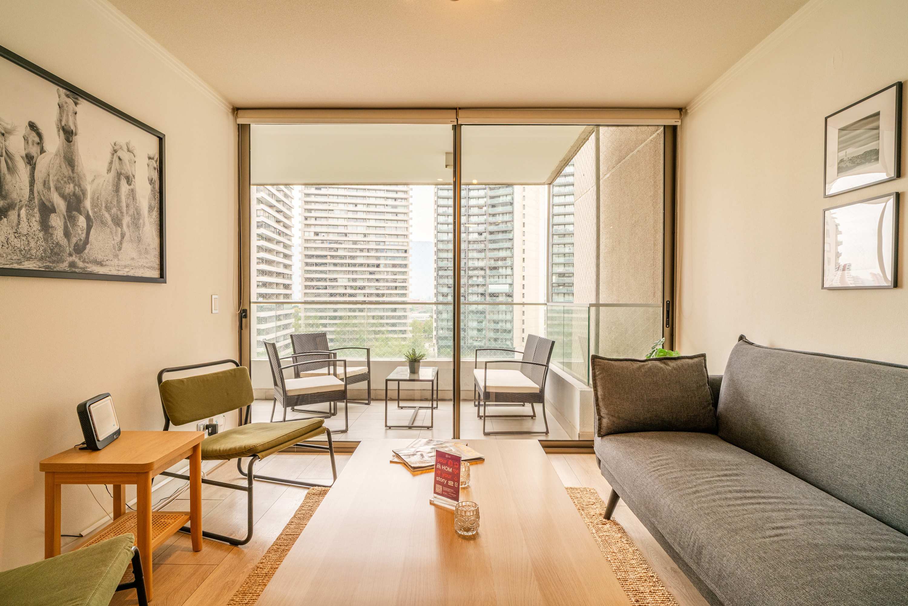 HOM 1-bed with terrace · Parque Arauco, parking — Las Condes, Santiago Metropolitan — vacation rental