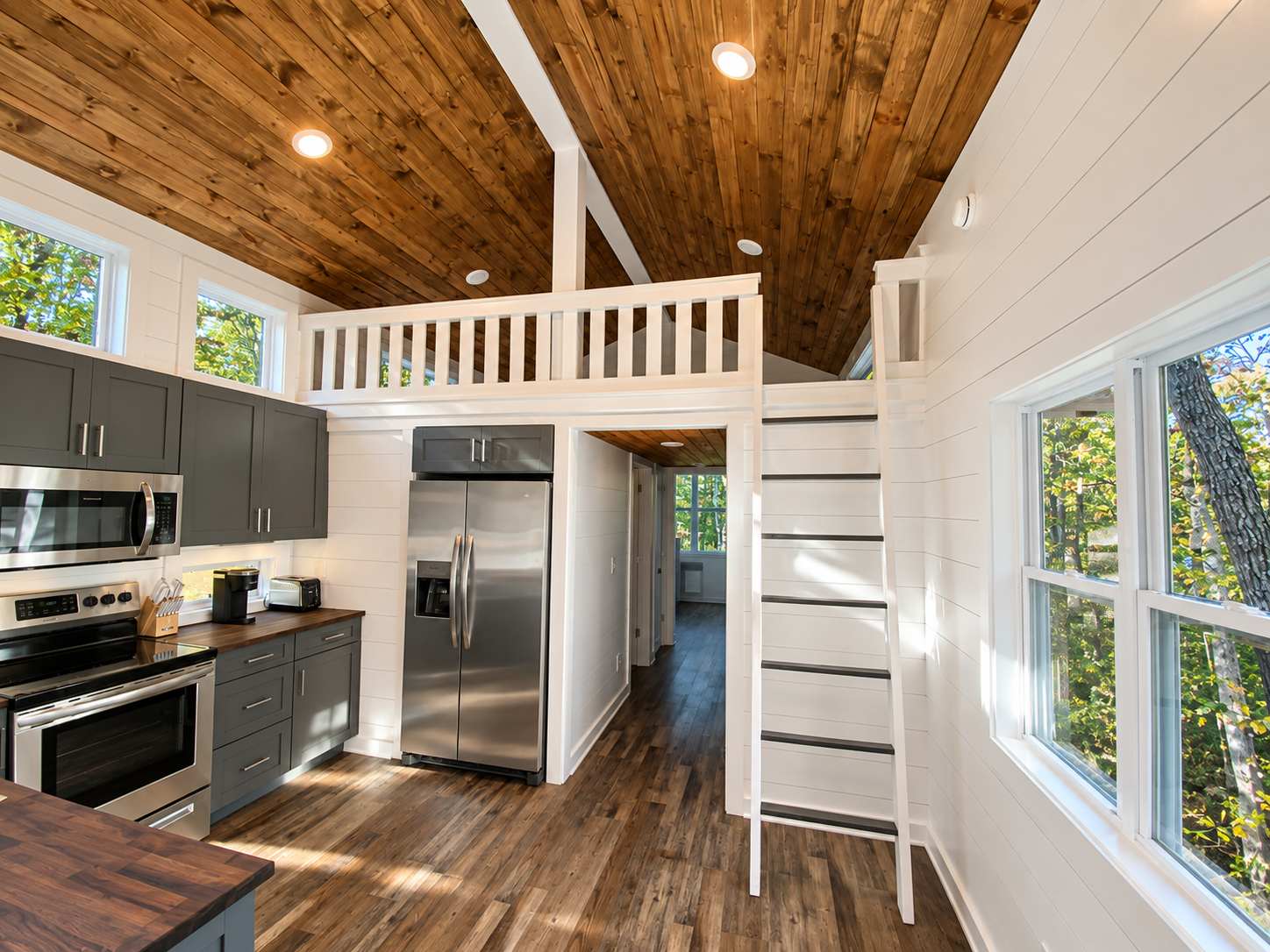Kitchen and Loft Stairs