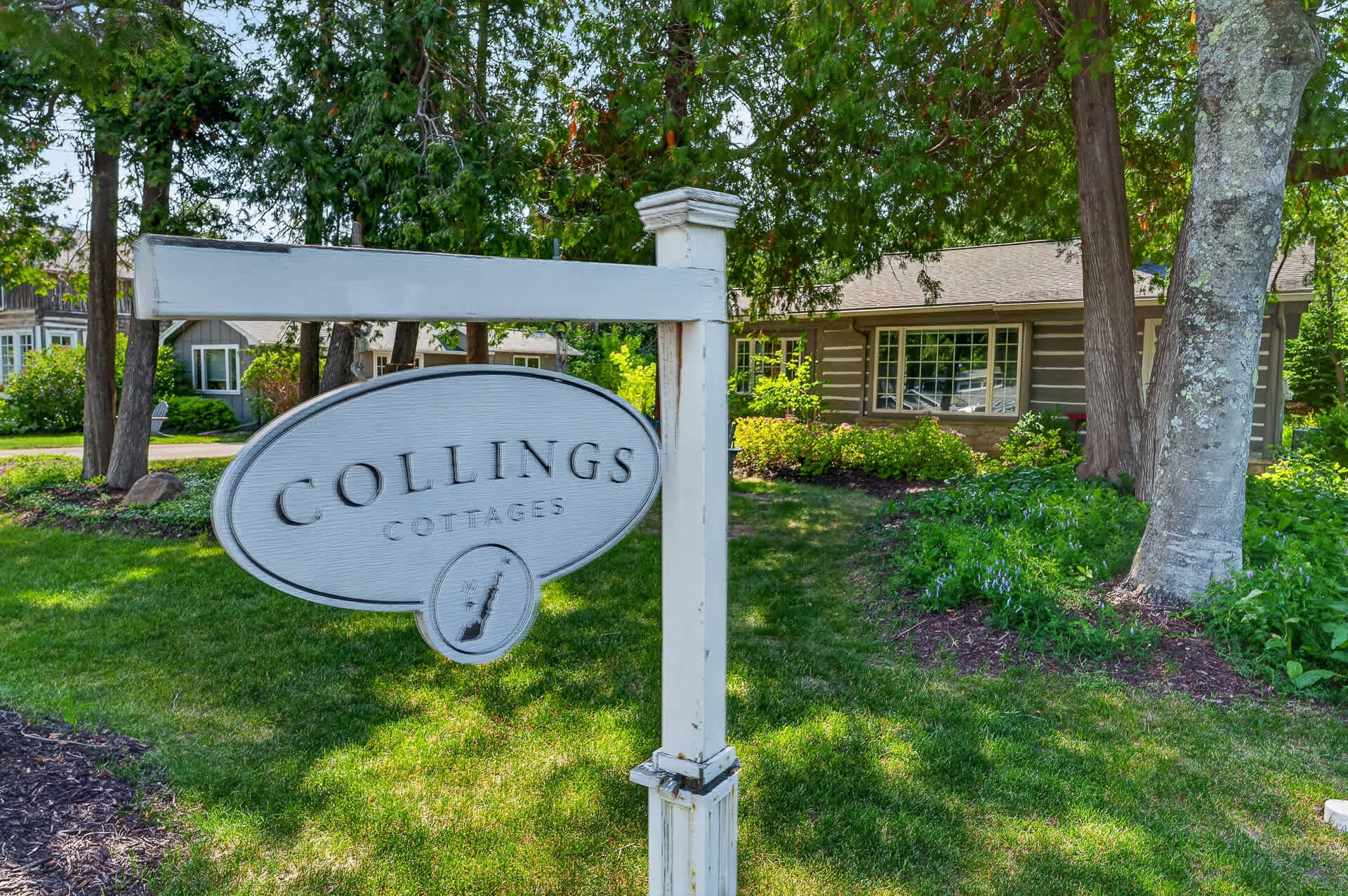 Look for the Collings Welcome sign when coming into downtown Ephraim!
