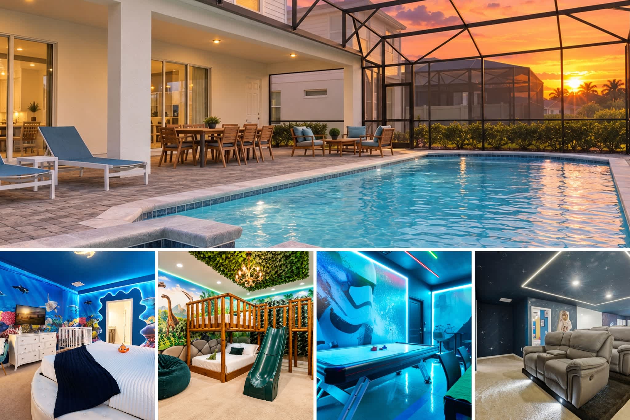 3029 Magical 10BR | Pool, Dino Slide & Games