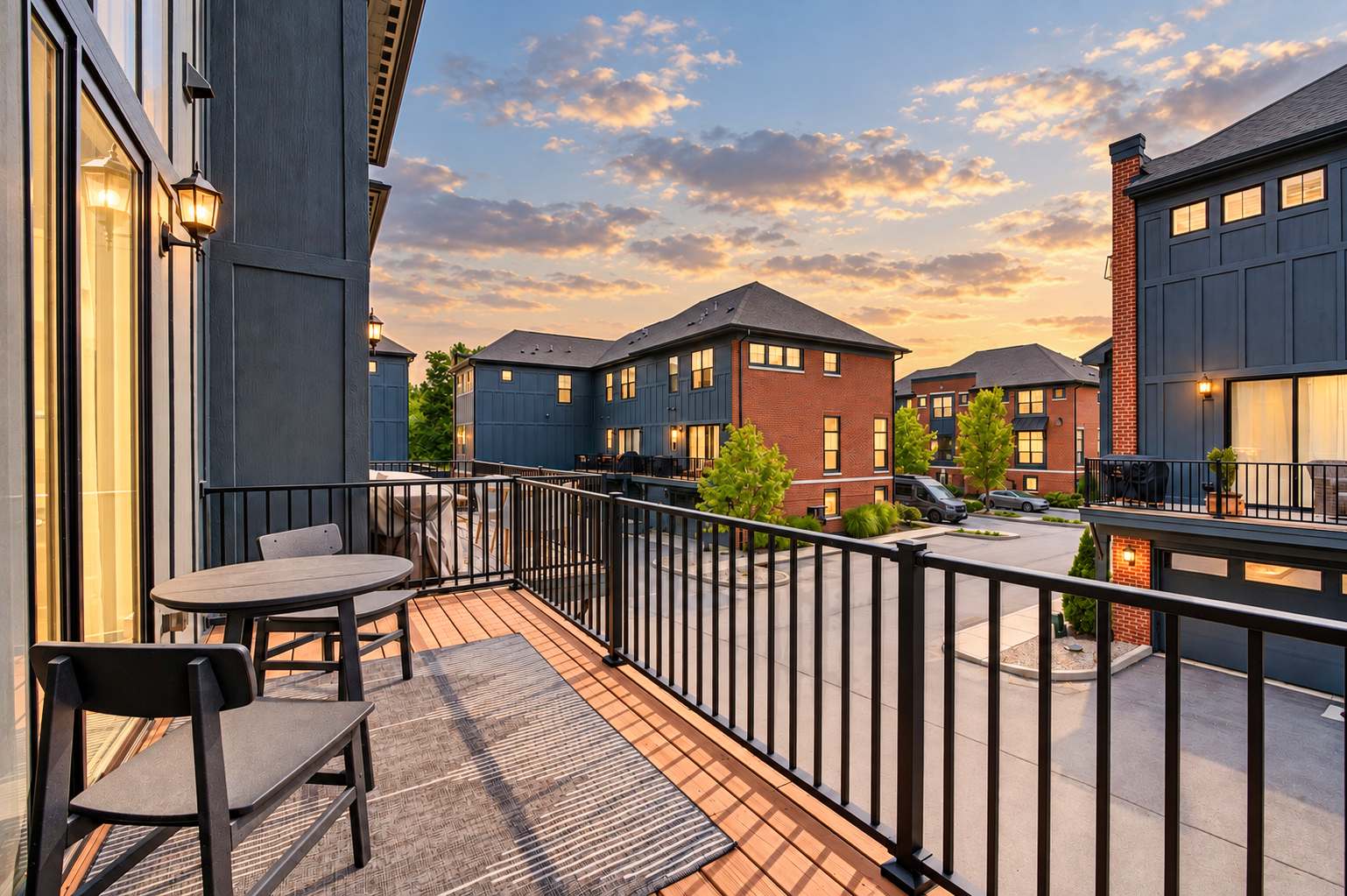 Enjoy the comfort of your private balcony