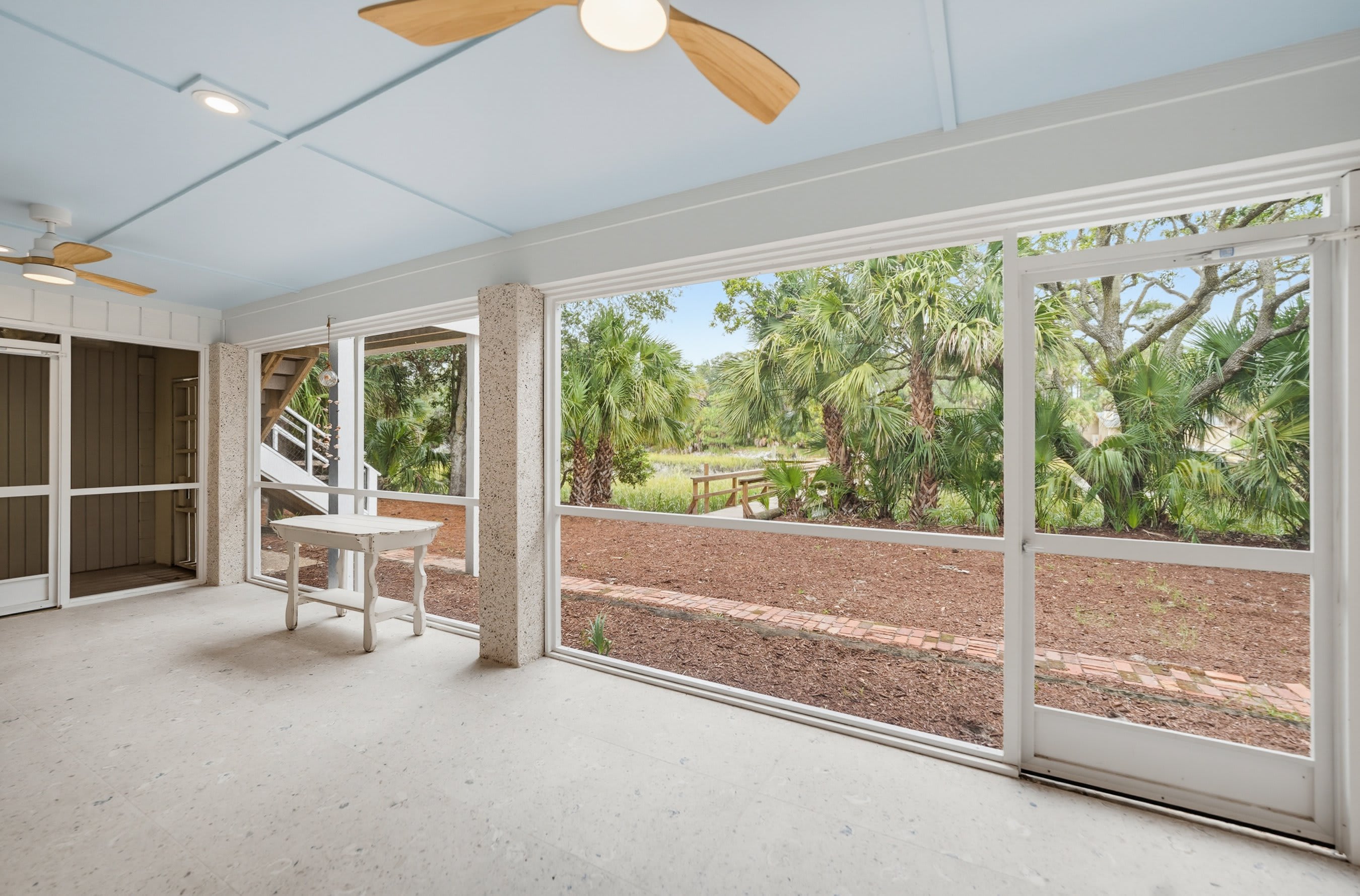 Ground Level Screened Patio