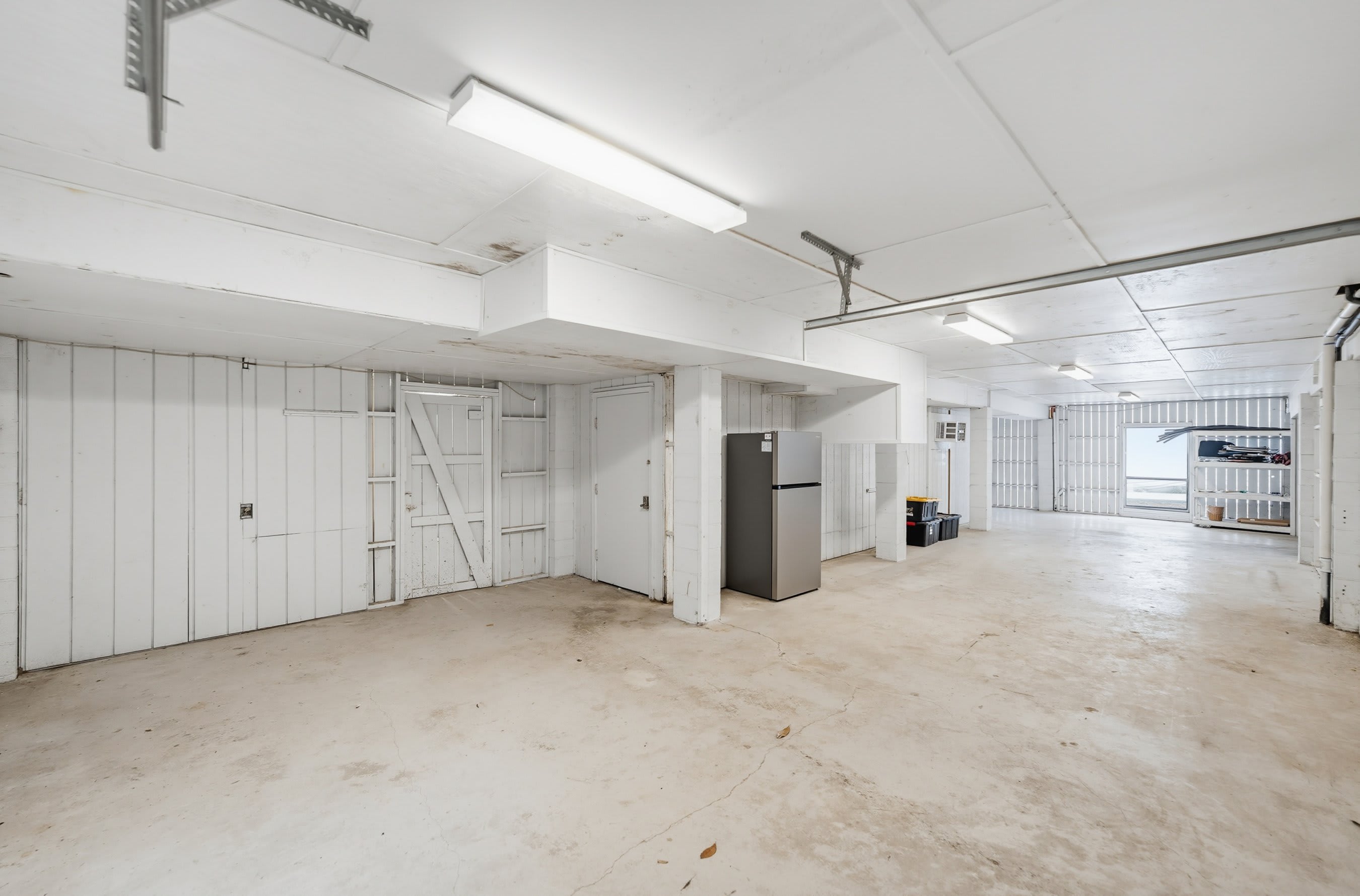 Garage with Second Refrigerator