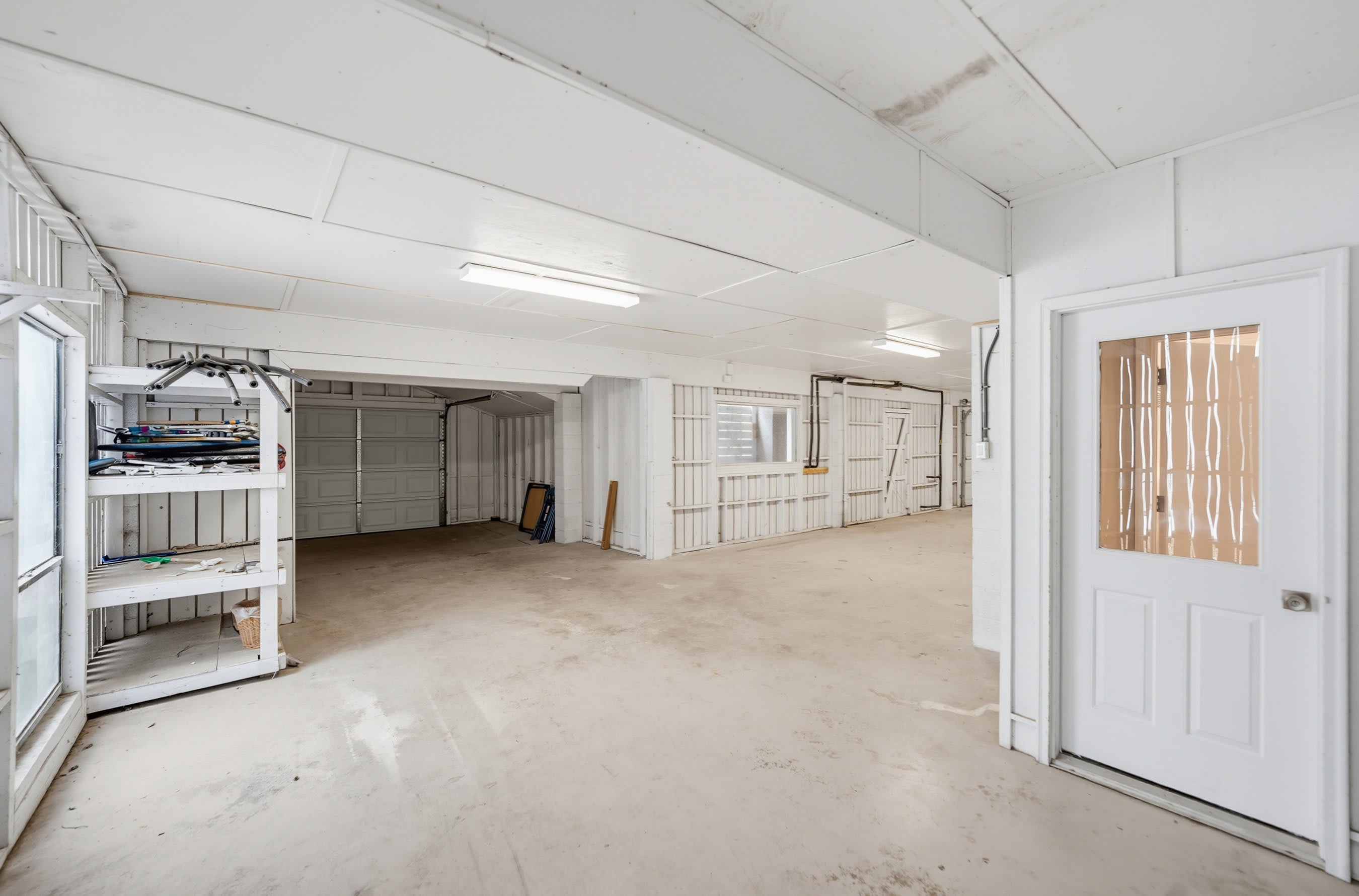 Garage with Second Refrigerator