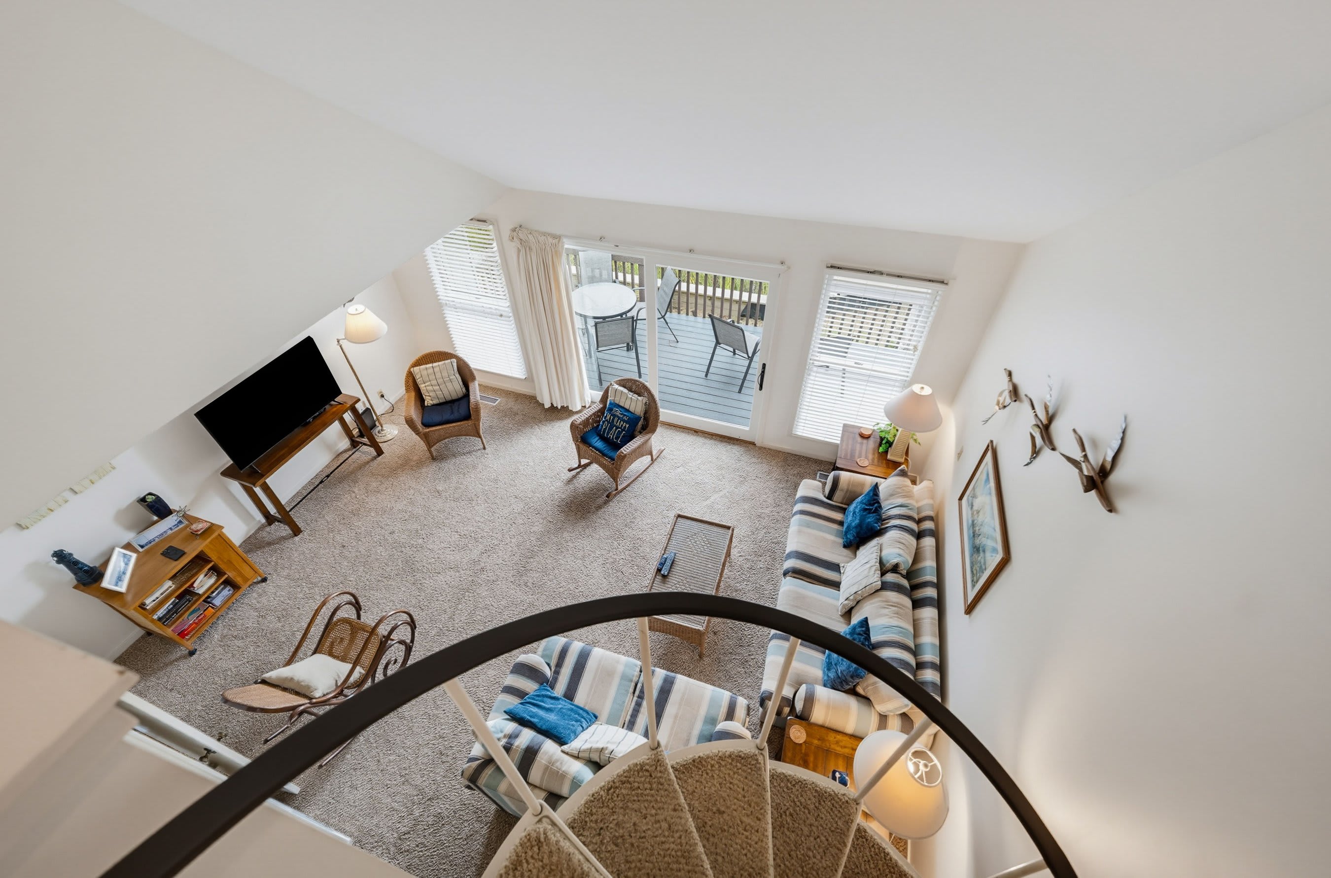 Spiral Staircase to the Upstairs!