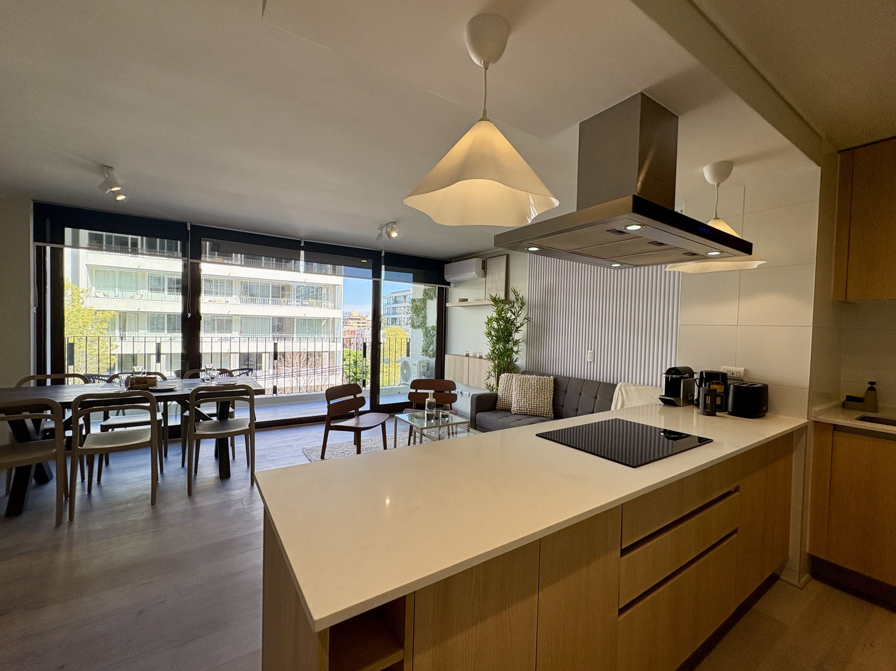 Providencia Duplex - A/C, Balcony, Gym & Parking