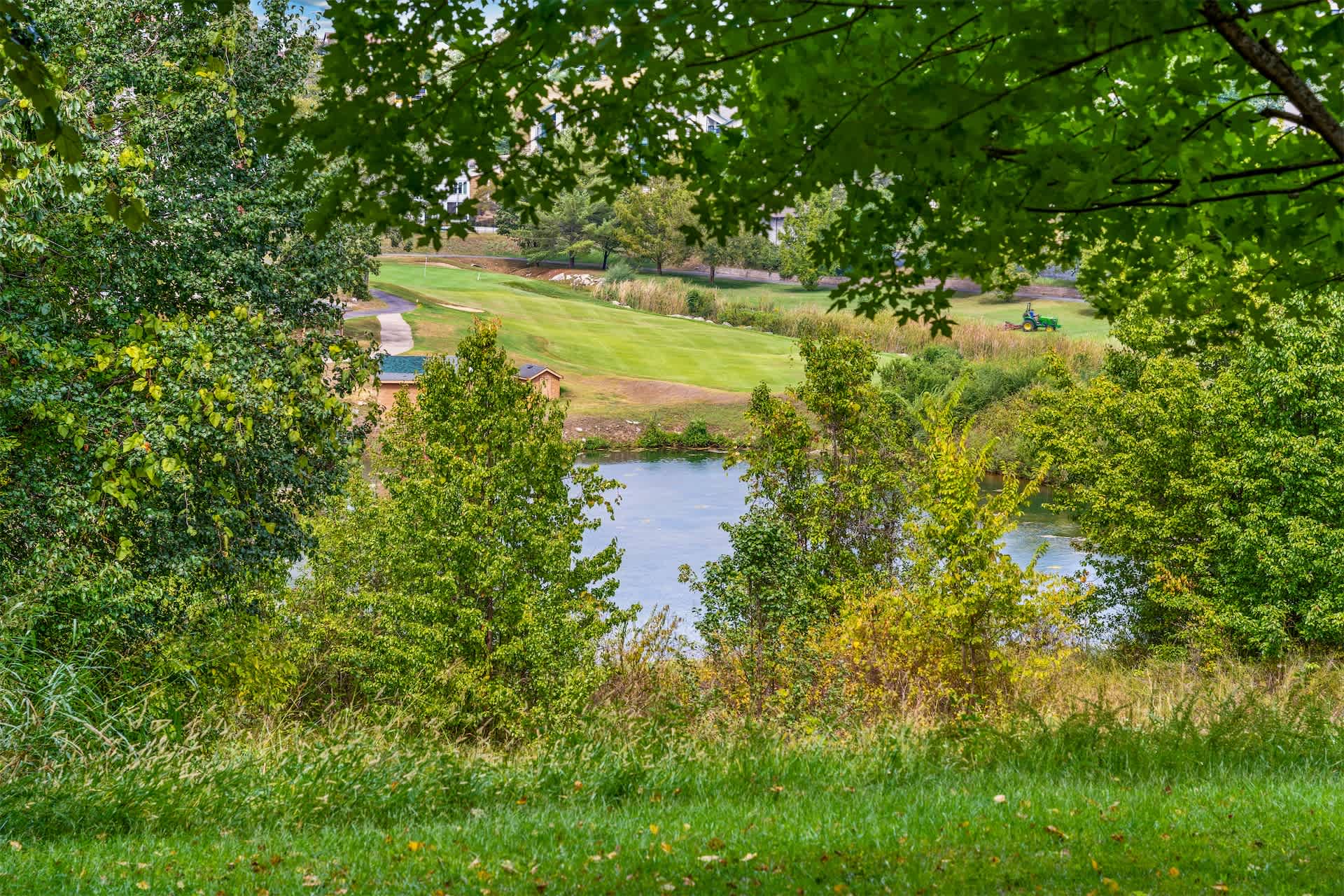 Lounge the day away or dine alfresco with serene views on the patio​