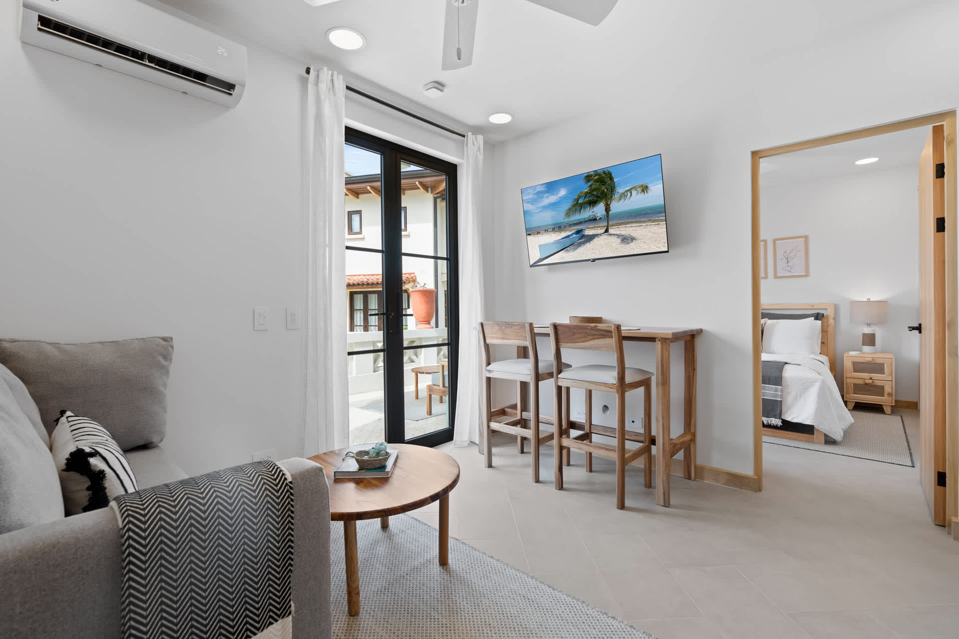 Private One-Bedroom Retreat with Expansive Terrace & Walkable Beach...