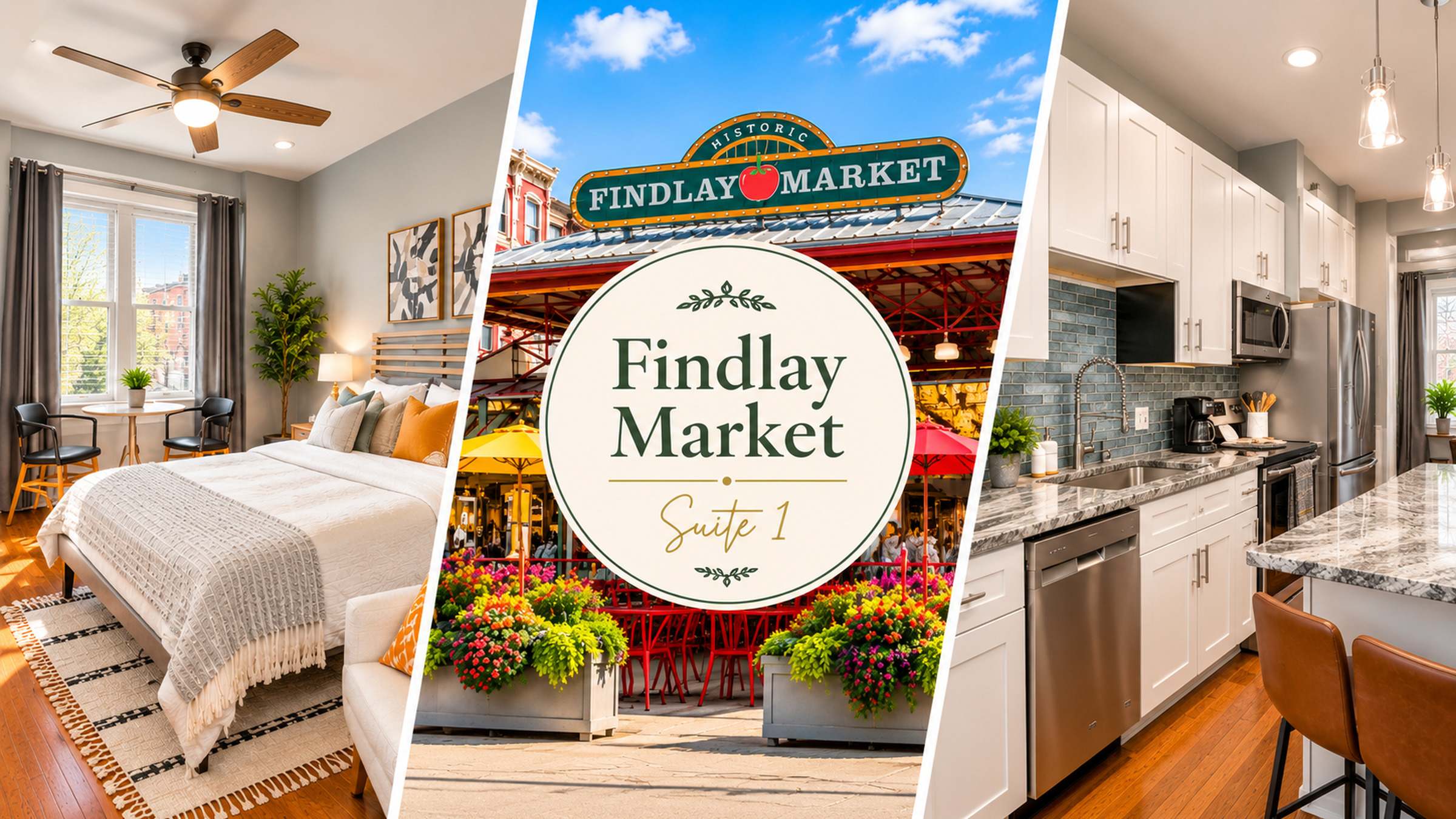 Findlay Market Suite 1 - For 2!