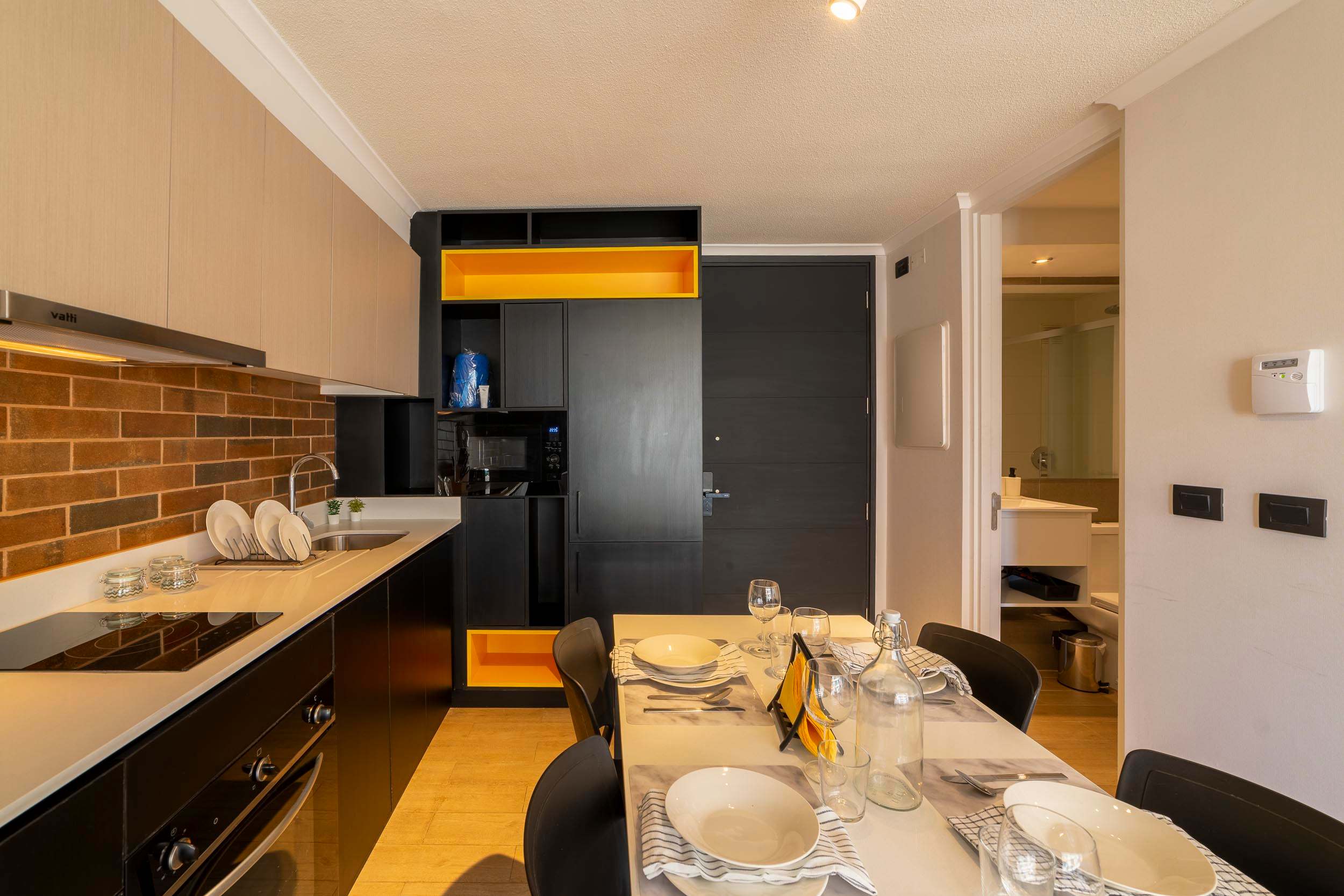 Chic Studio Retreat Steps from Costanera Center