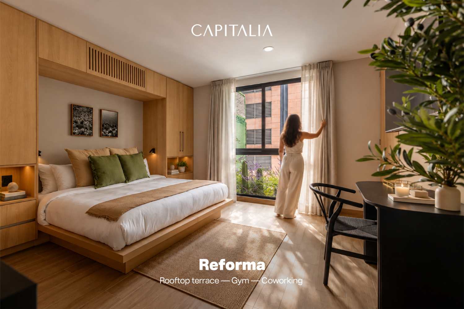 Capitalia Reforma | 2BR w/ Washer & AC — Ciudad de México, Mexico City — vacation rental
