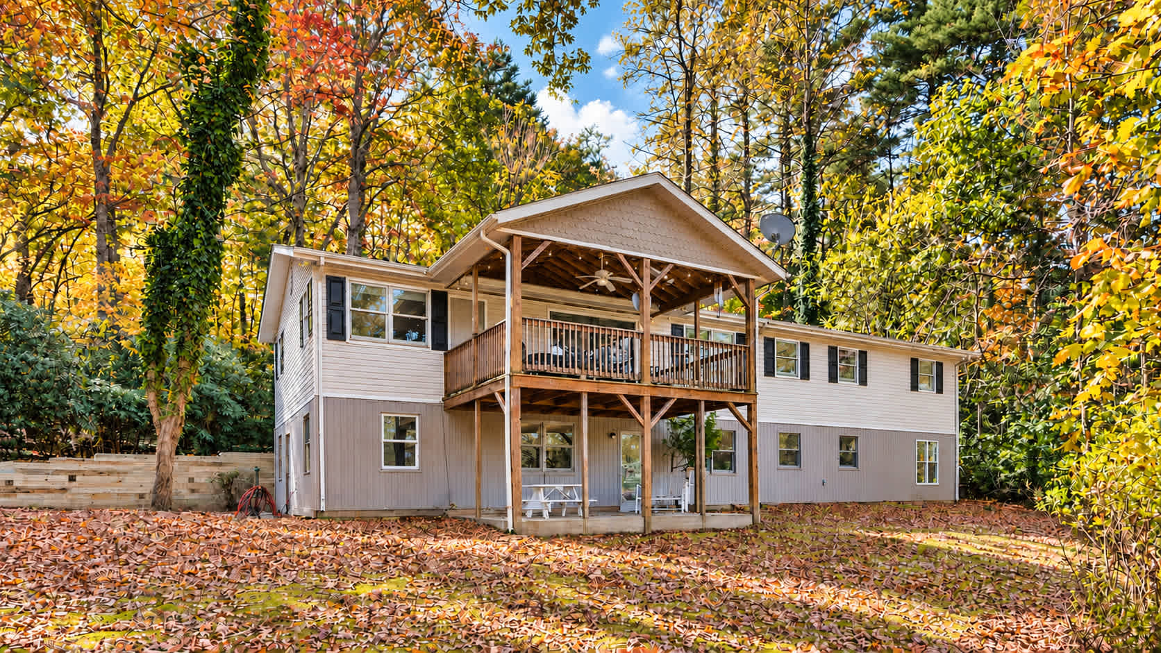 Welcome to the Water Lily, a spacious waterfront home made for relaxed days and reconnection