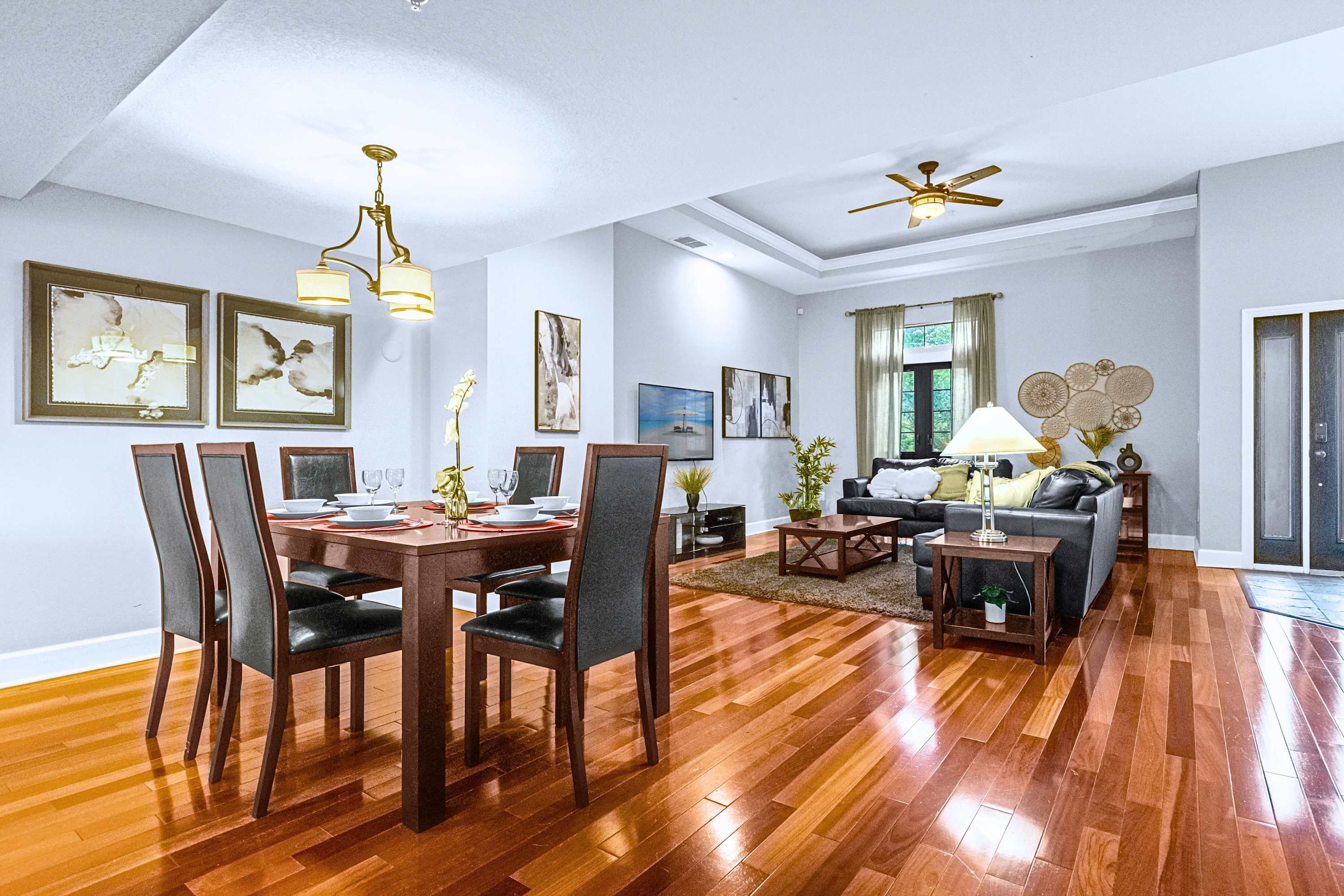 Spacious open layout connecting the main living area seamlessly