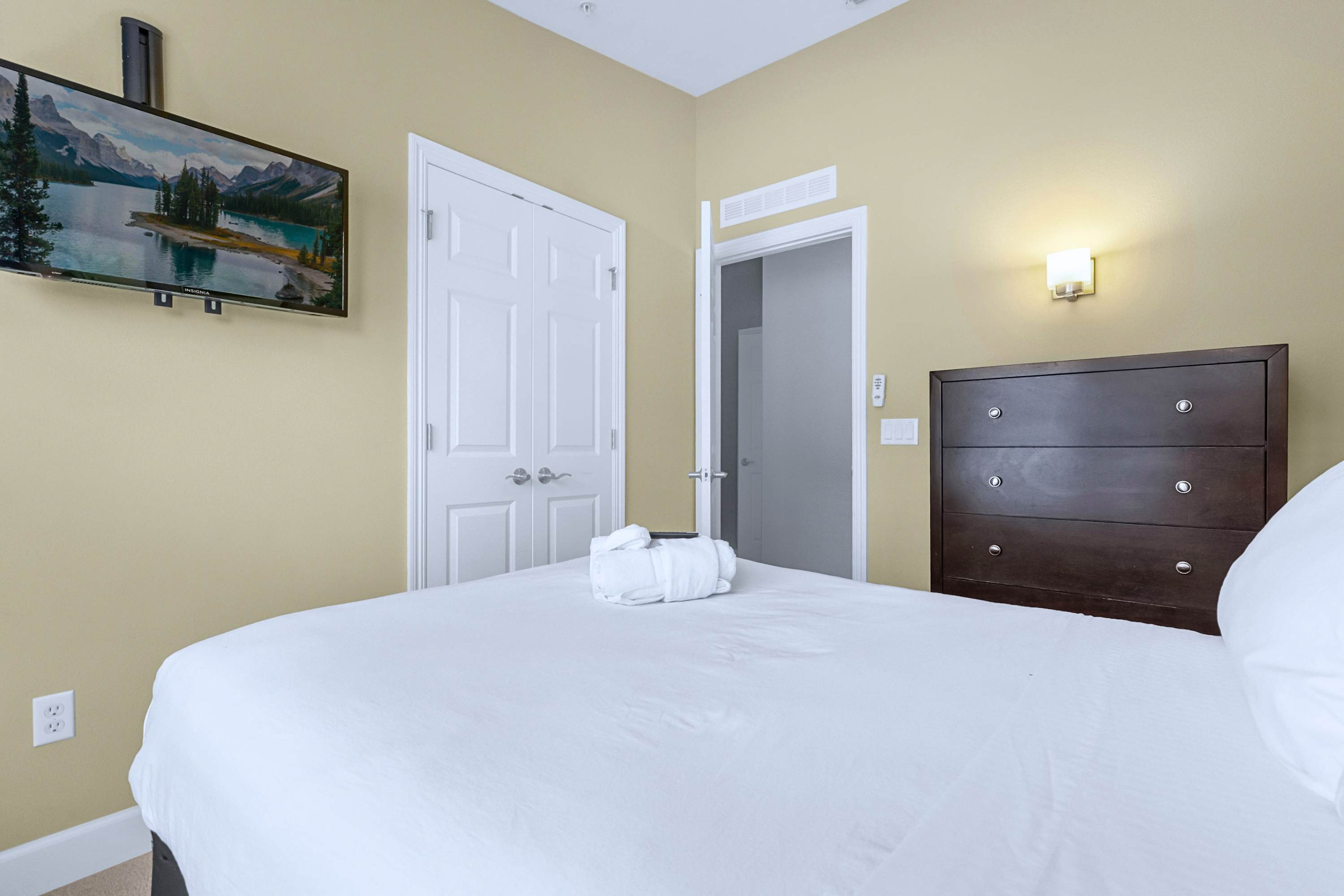 Rest and stream, enjoy direct view entertainment right from your bed.